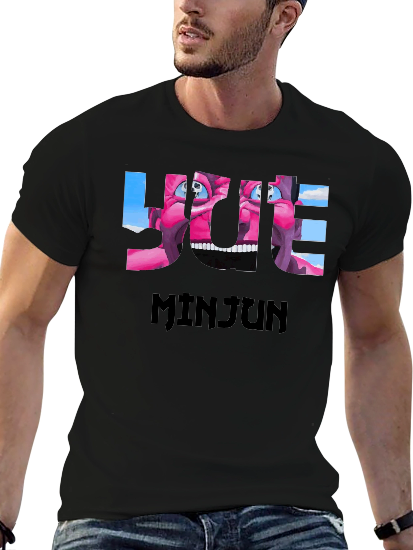Minjun Graphic Tee - Bold Statement T-Shirt