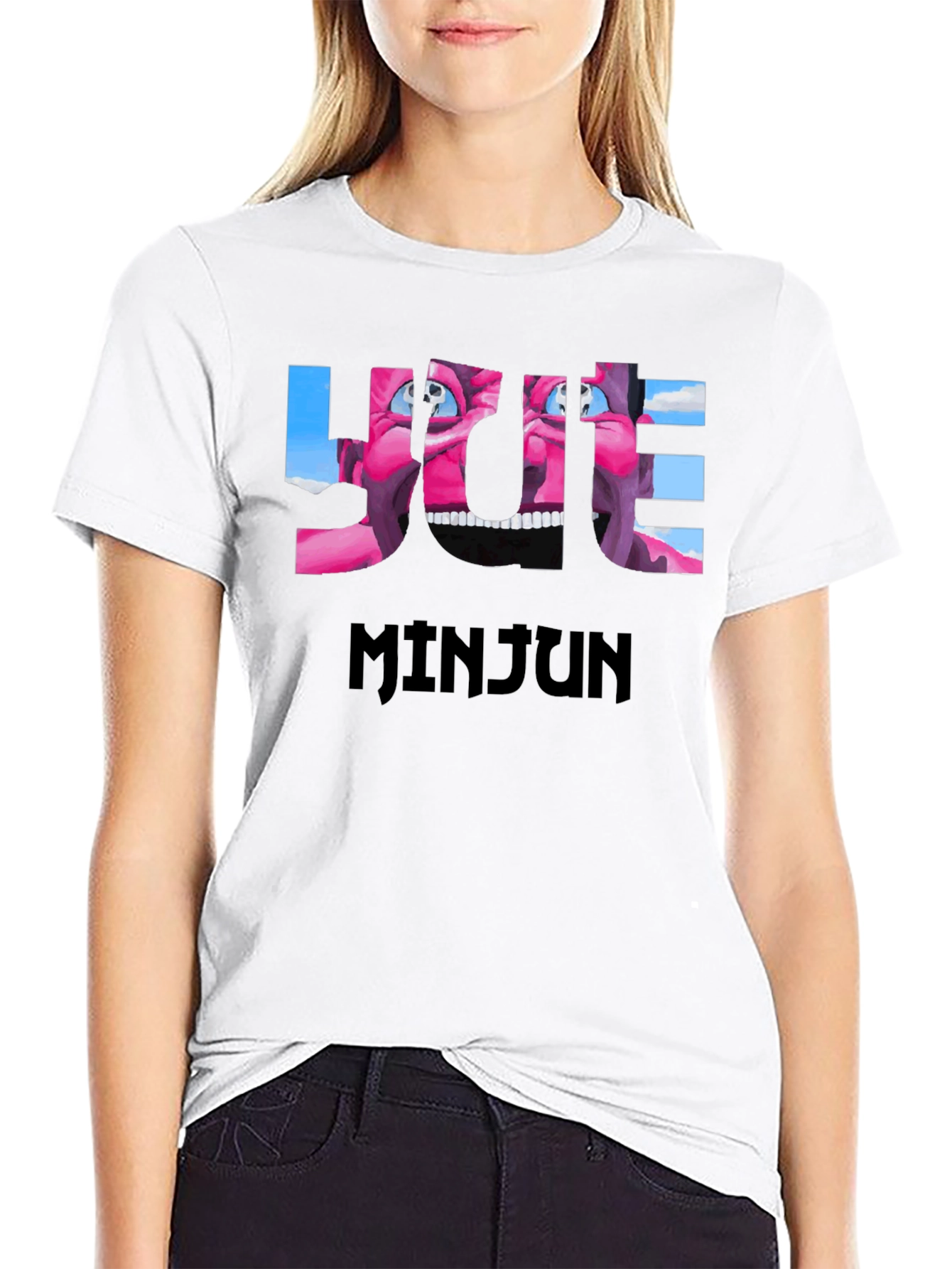 Minjun Graphic Tee - Bold Statement T-Shirt