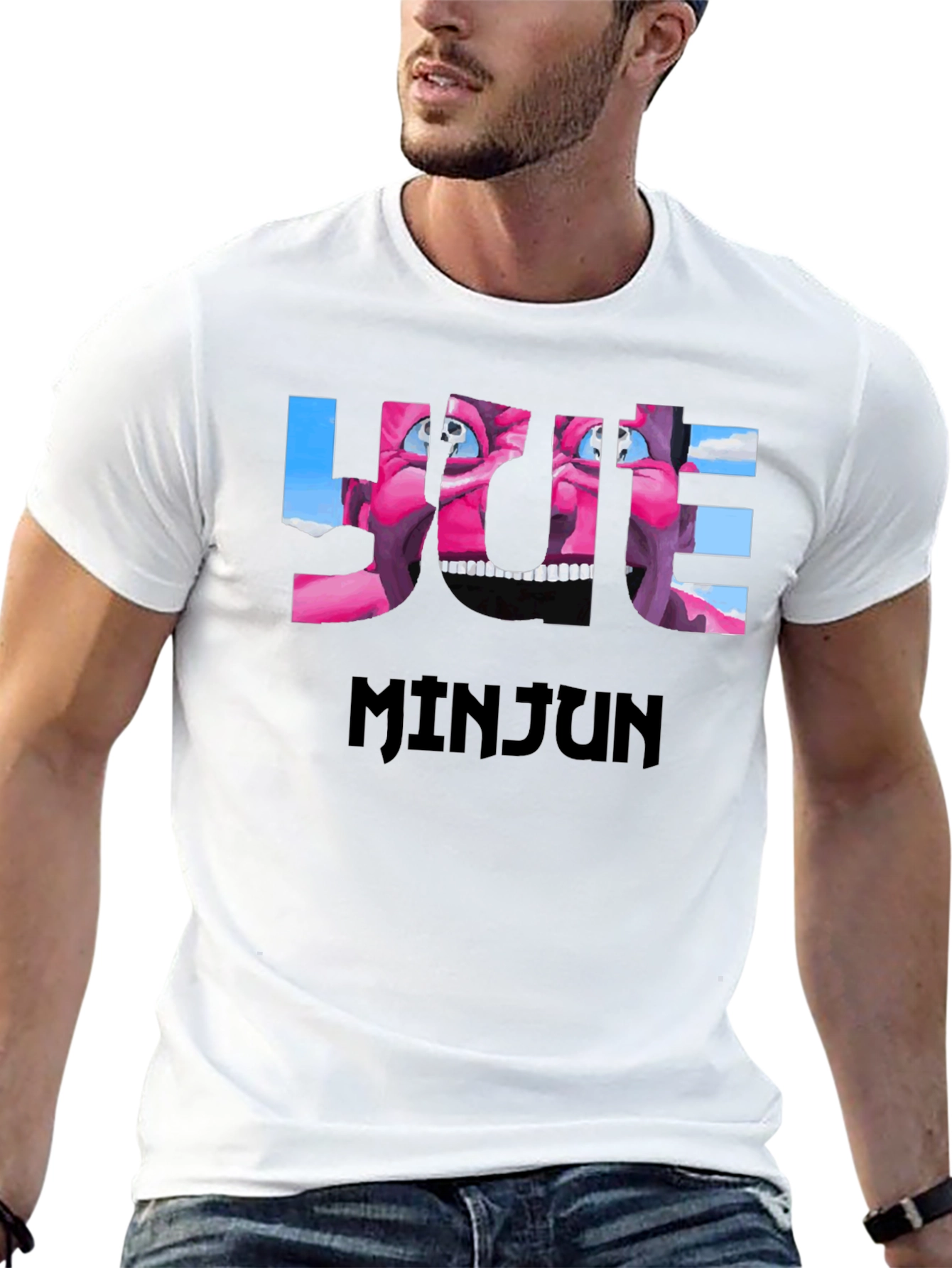 Minjun Graphic Tee - Bold Statement T-Shirt