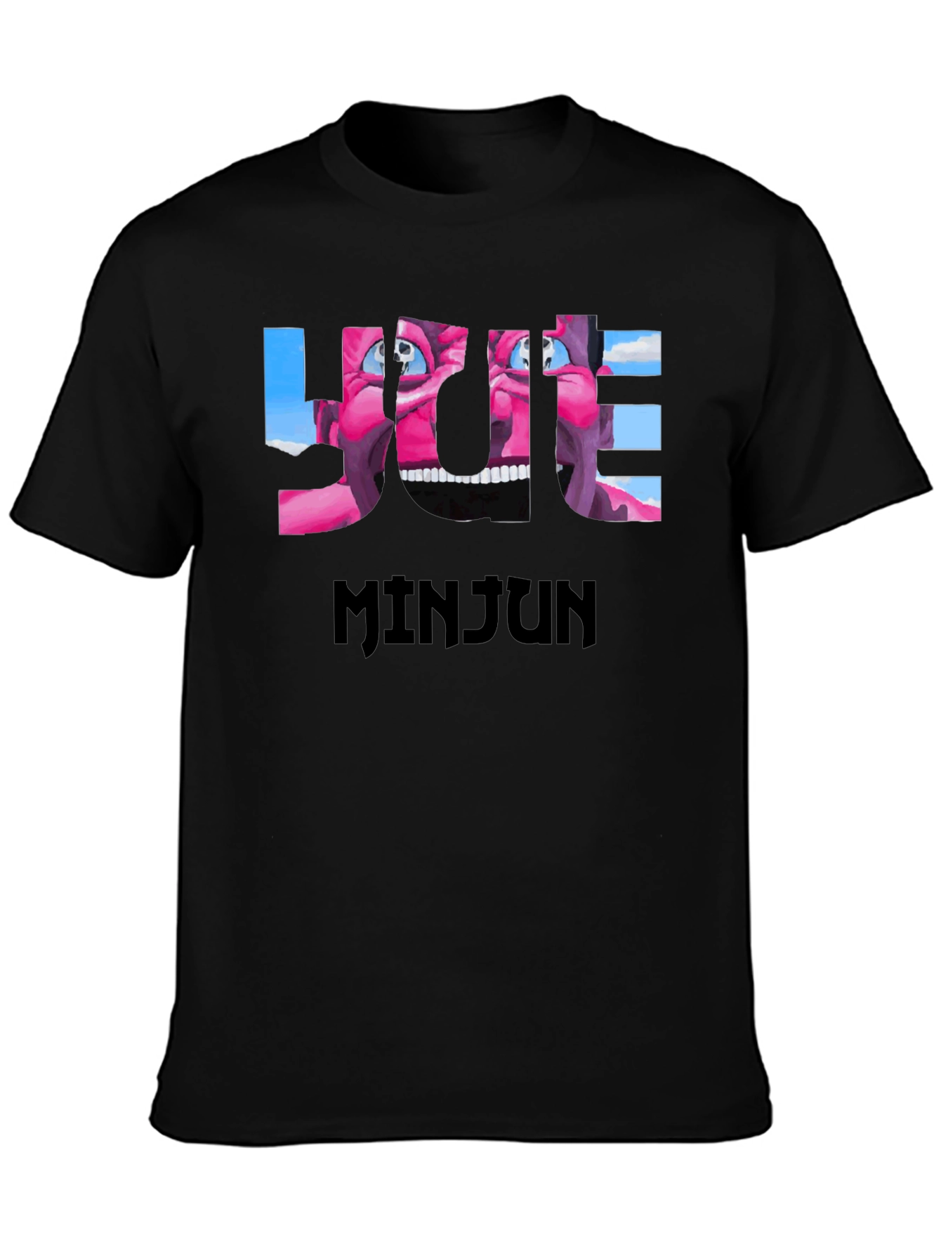 Minjun Graphic Tee - Bold Statement T-Shirt