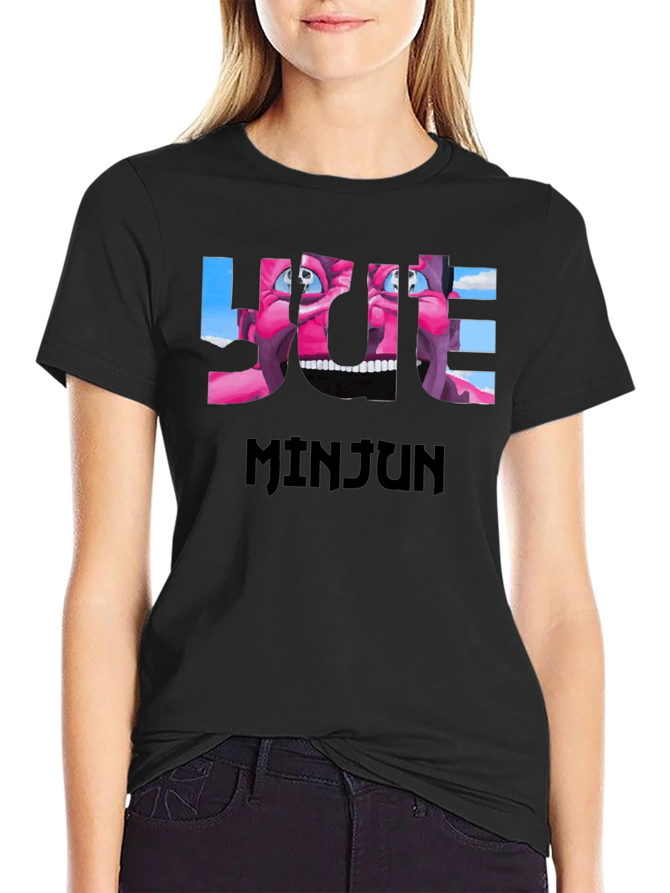 Minjun Graphic Tee - Bold Statement T-Shirt