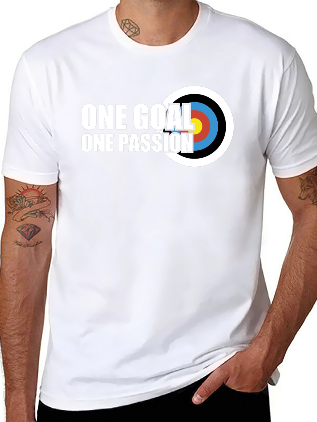 One Goal One Passion T-Shirt Archery Target