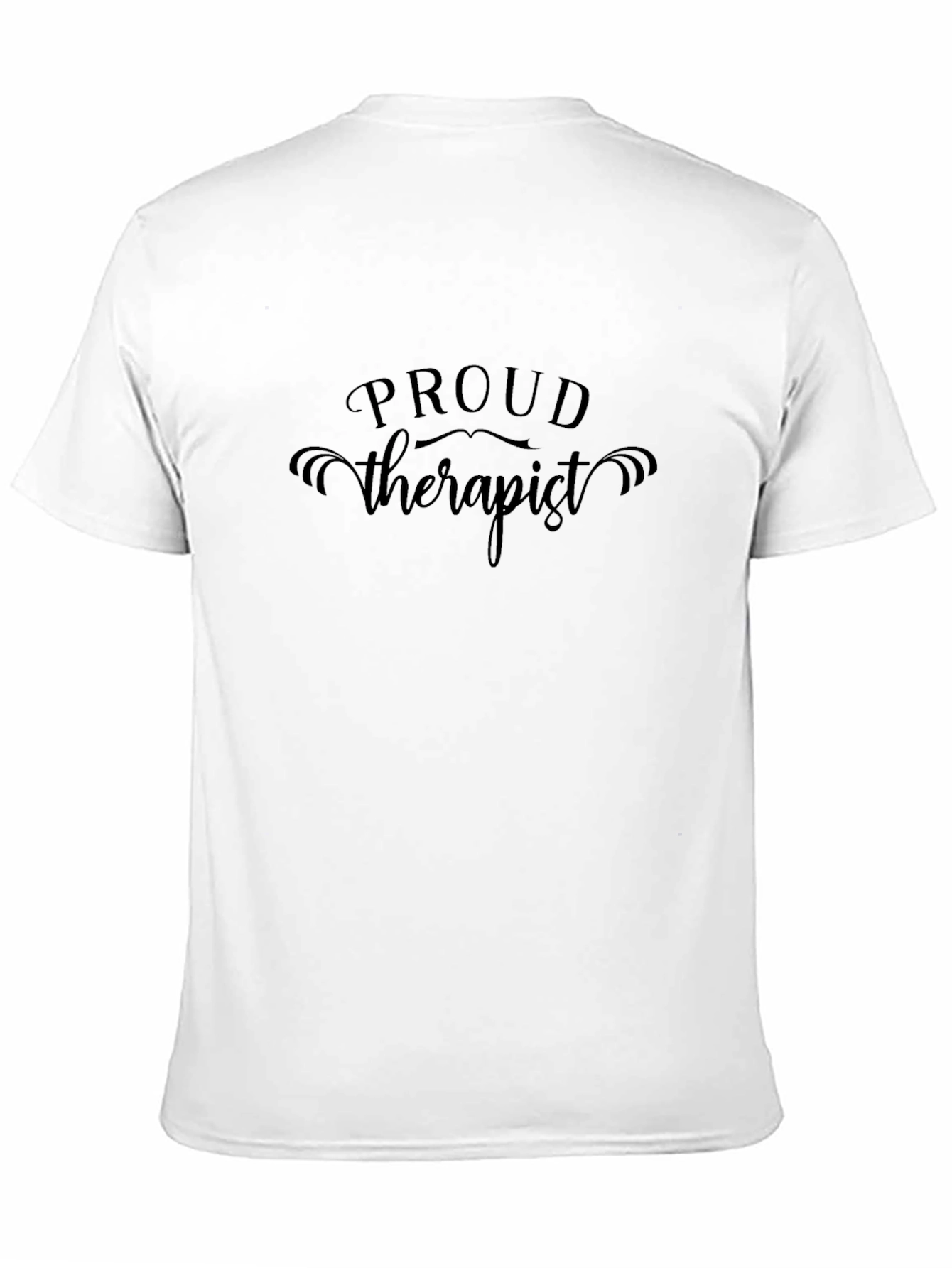 Proud Therapist Black T-Shirt