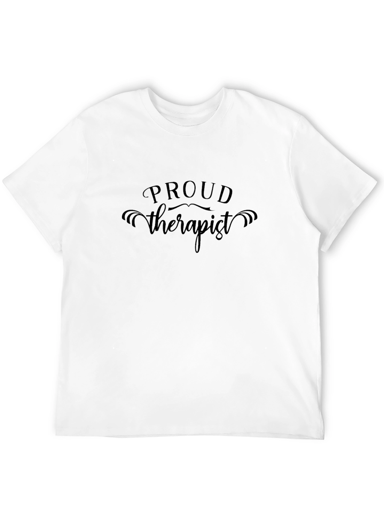 Proud Therapist Black T-Shirt
