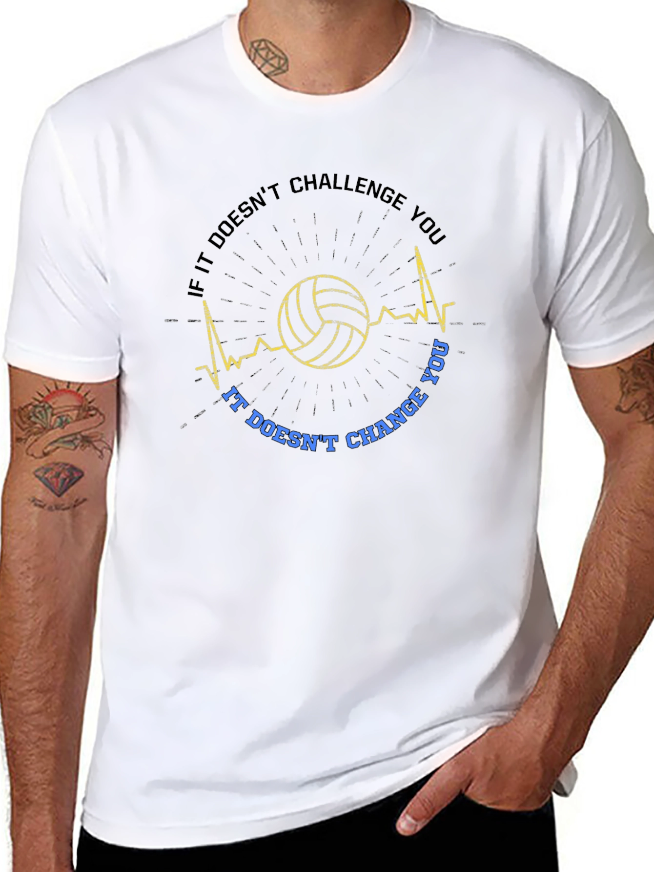 Volleyball Challenge T-Shirt - Inspire Change!