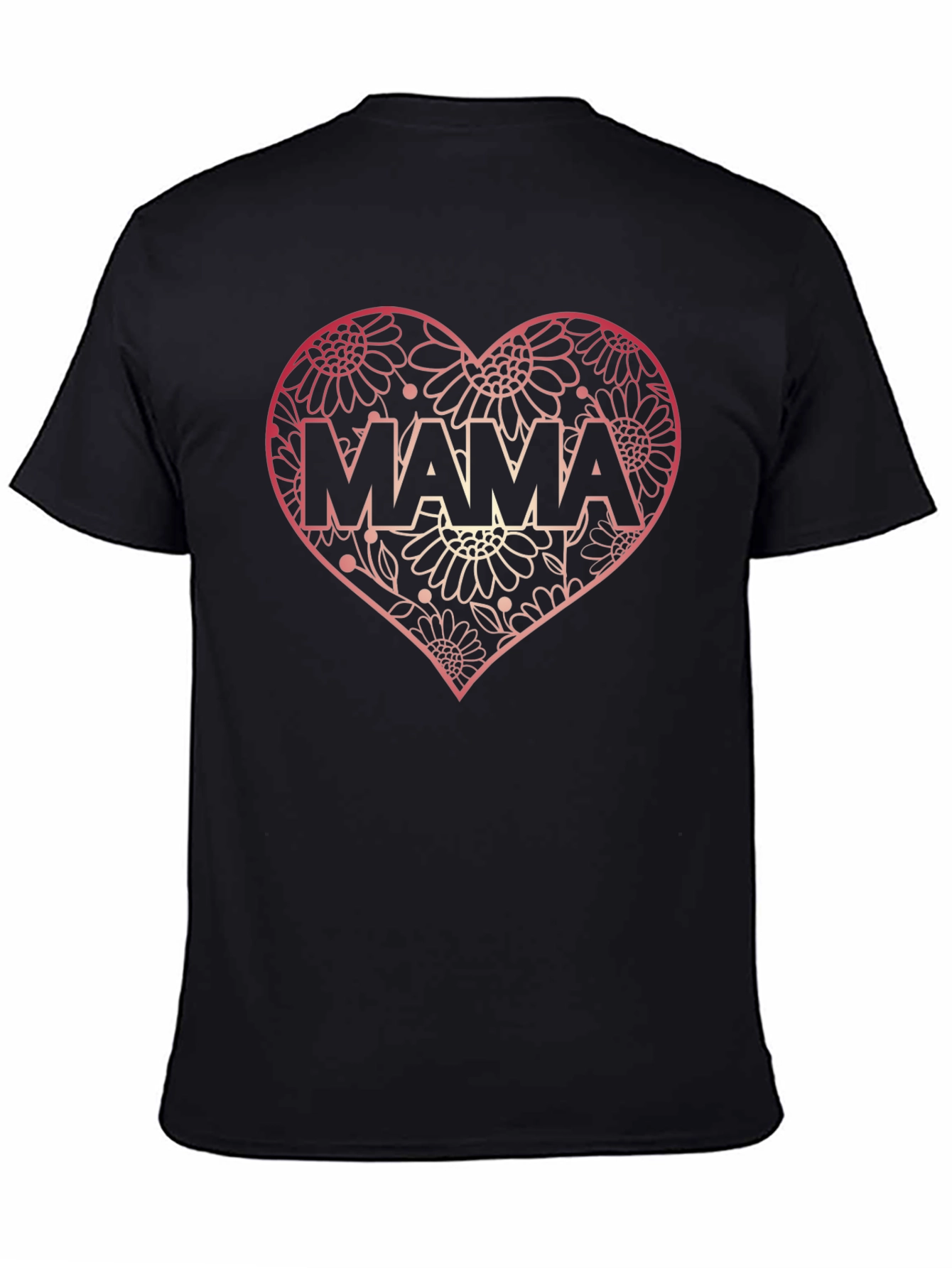 Mama Floral Heart T-Shirt