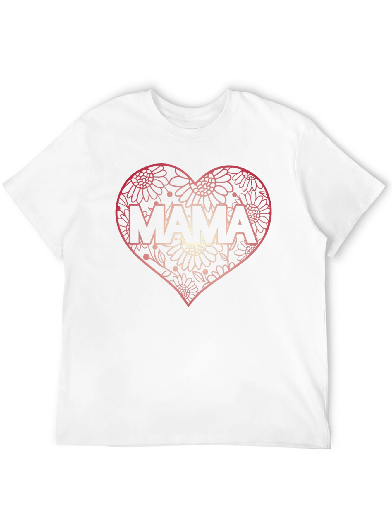 Mama Floral Heart T-Shirt