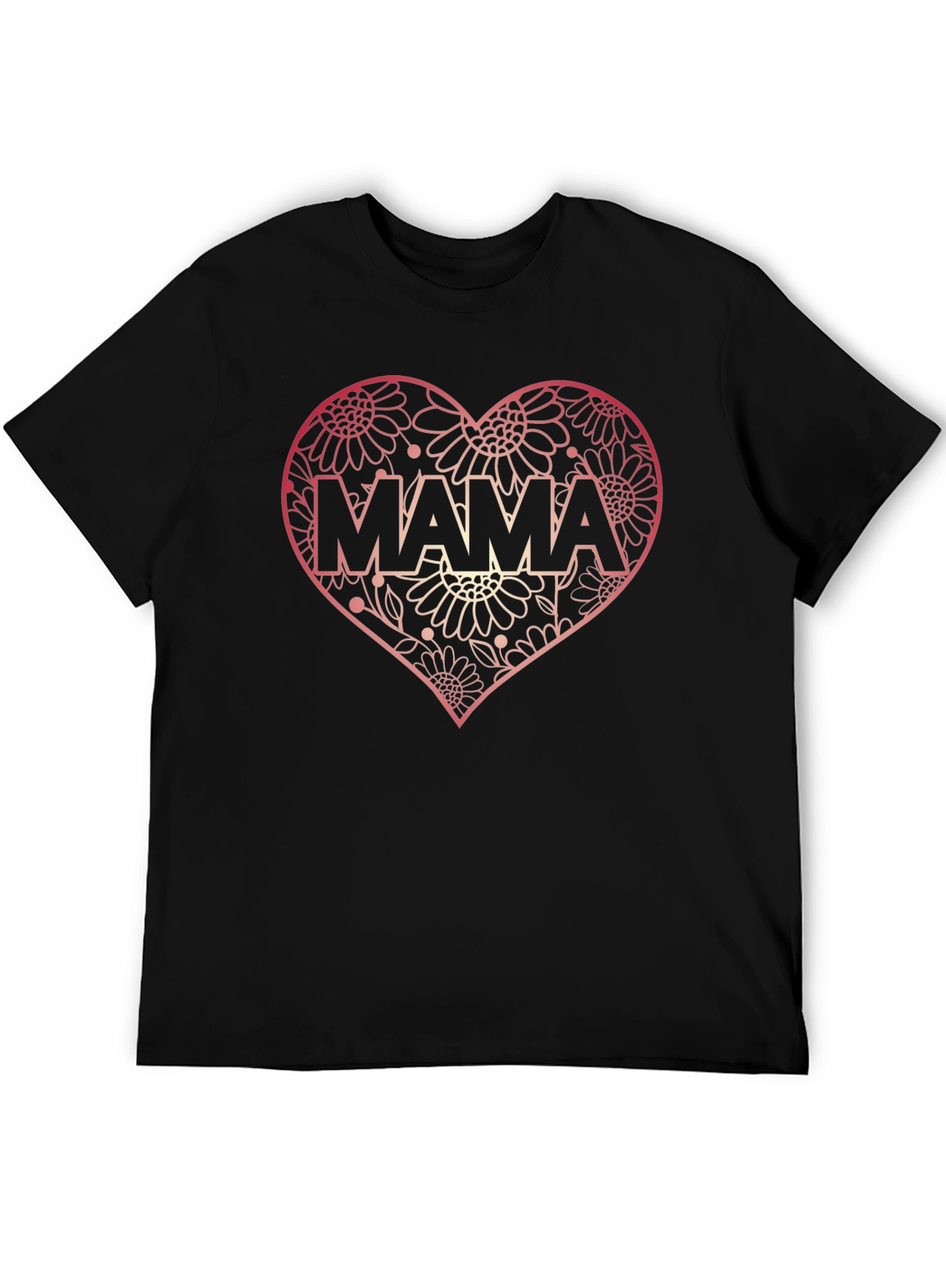 Mama Floral Heart T-Shirt