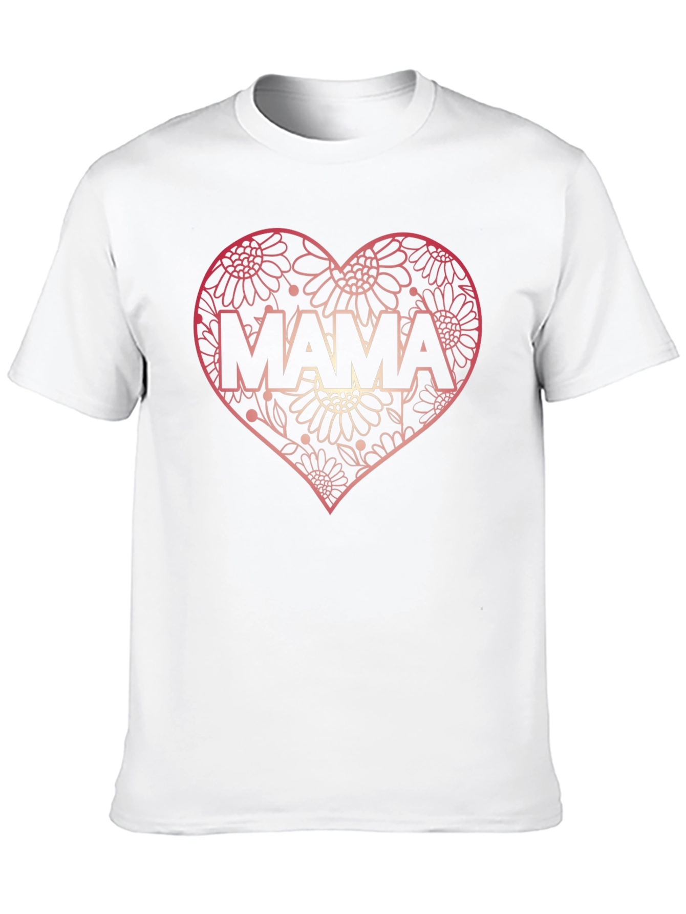 Mama Floral Heart T-Shirt
