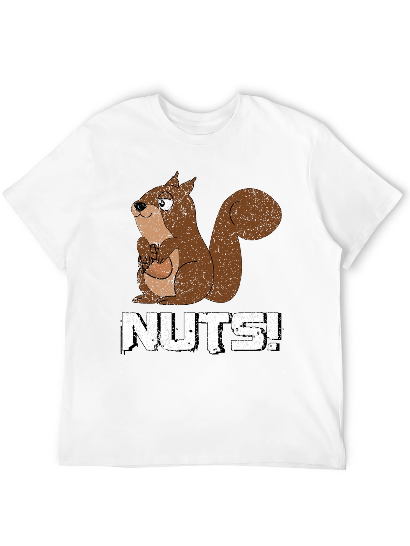 Nuts! Squirrel Graphic Tee - Black
