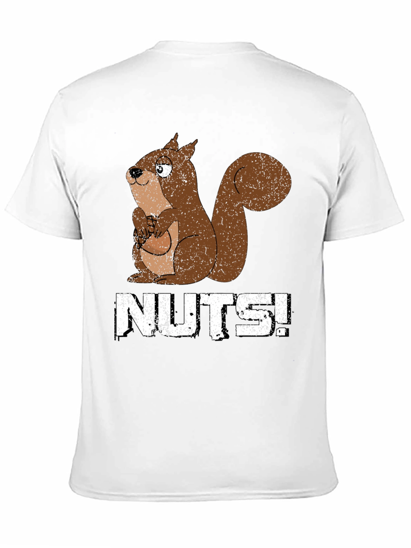 Nuts! Squirrel Graphic Tee - Black