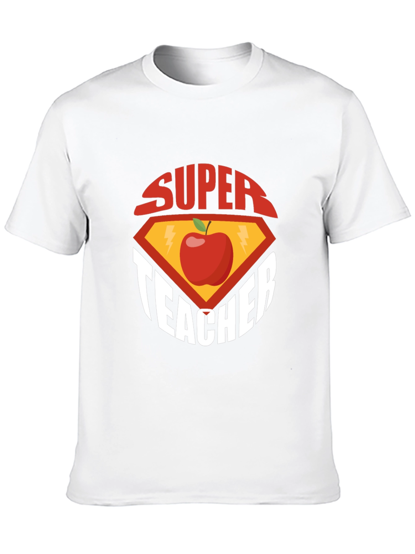 Super Teacher Graphic Tee - Black Cotton T-Shirt