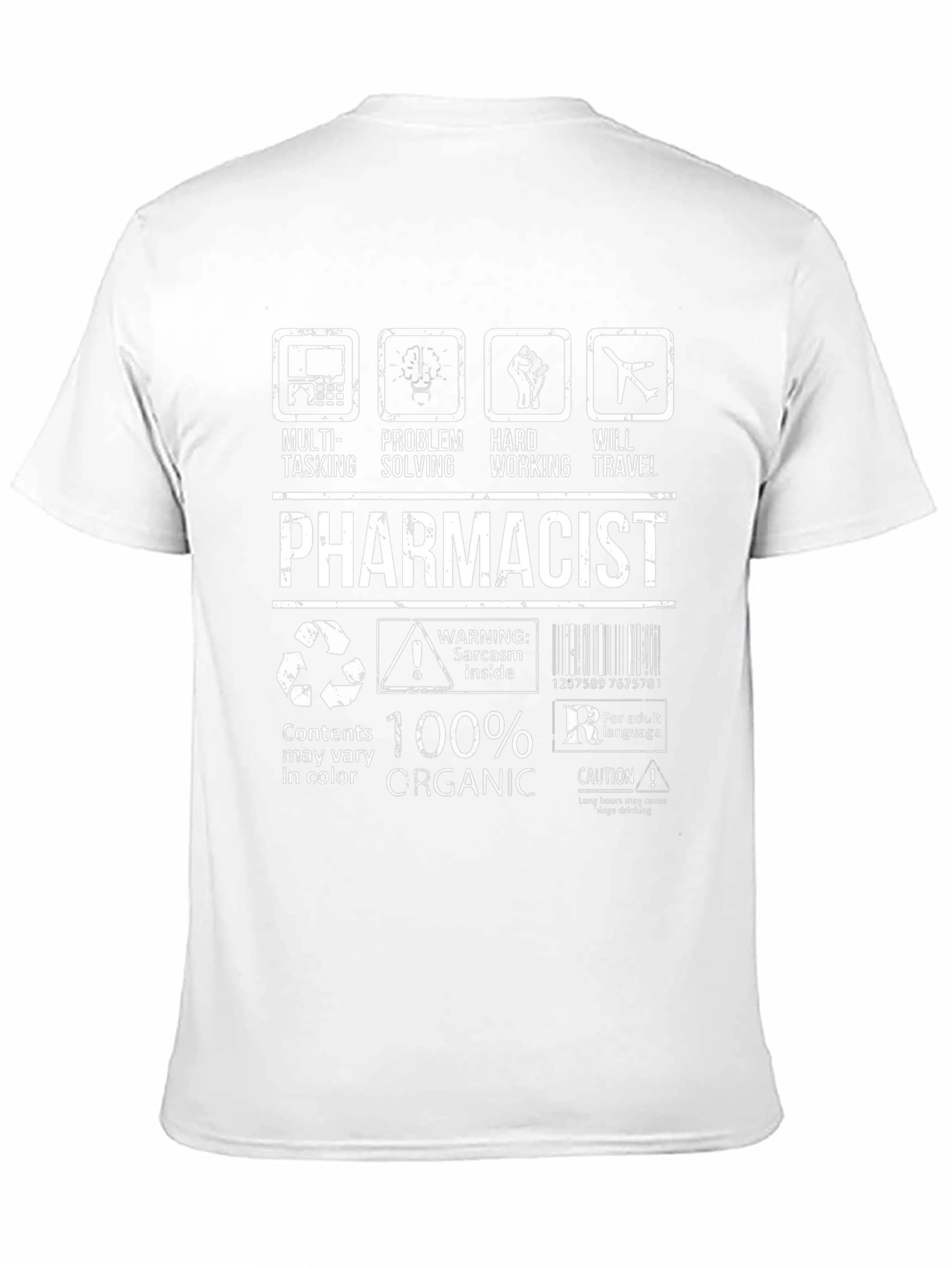 Pharmacist Multitasking Black T-Shirt
