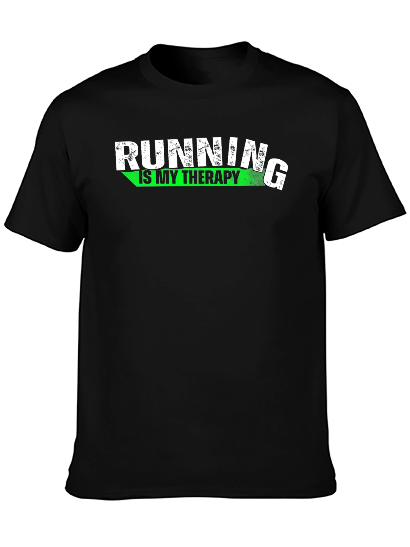 Running is My Therapy Graphic Tee