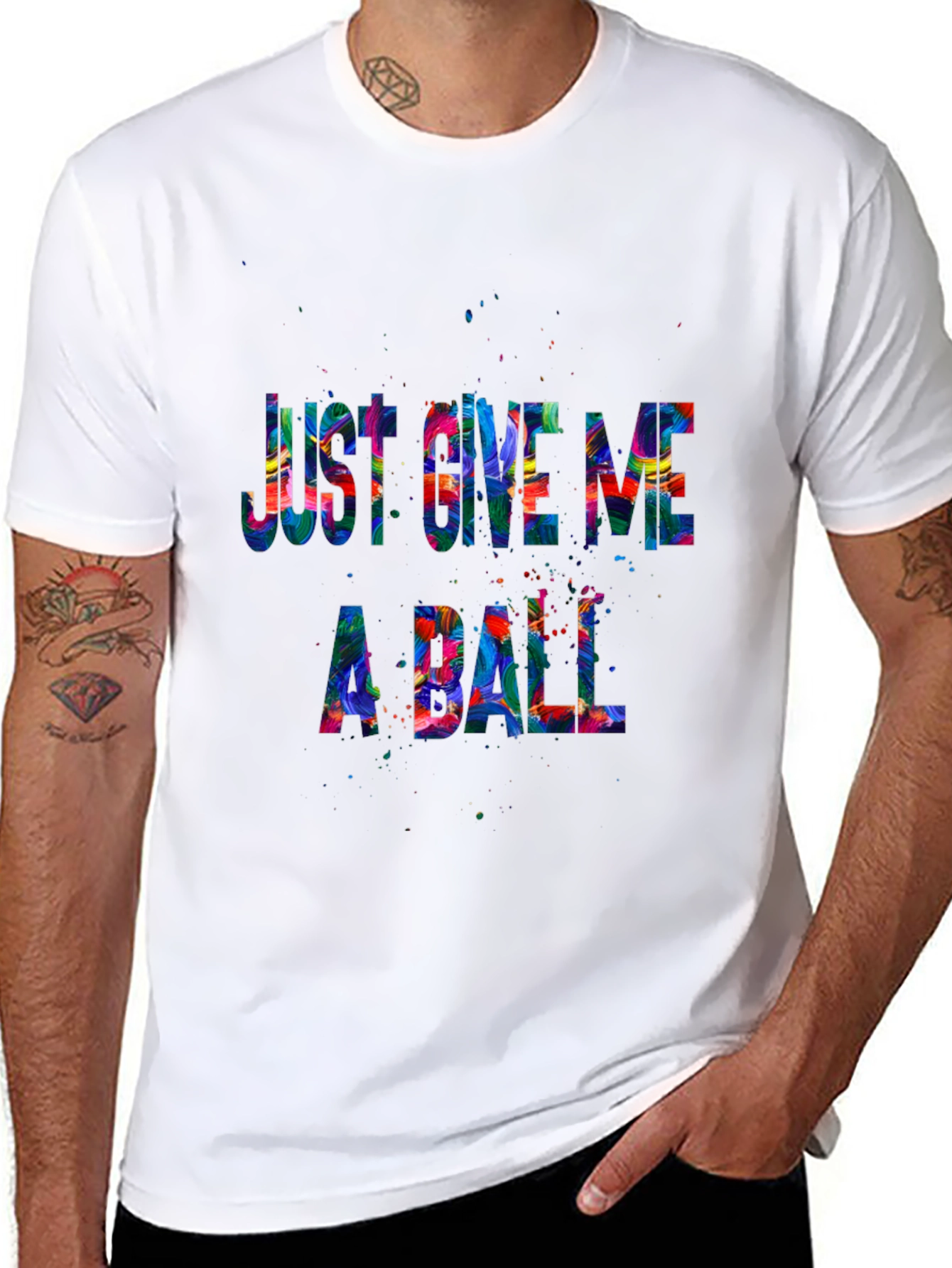 Just Give Me A Ball Graphic T-Shirt