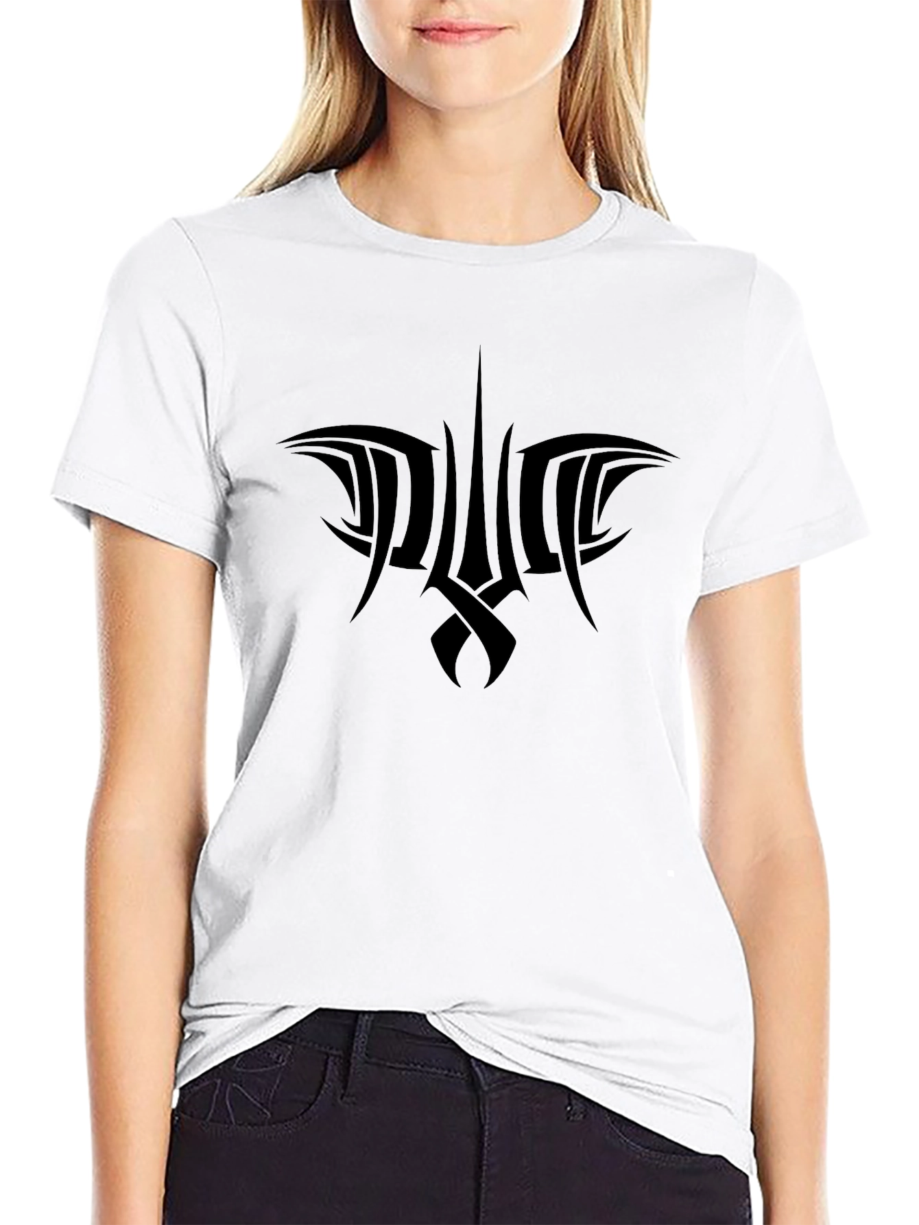 Tribal Trident Black T-Shirt