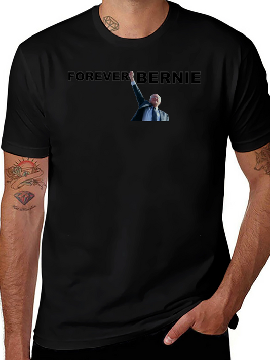 Forever Bernie Graphic T-Shirt Black