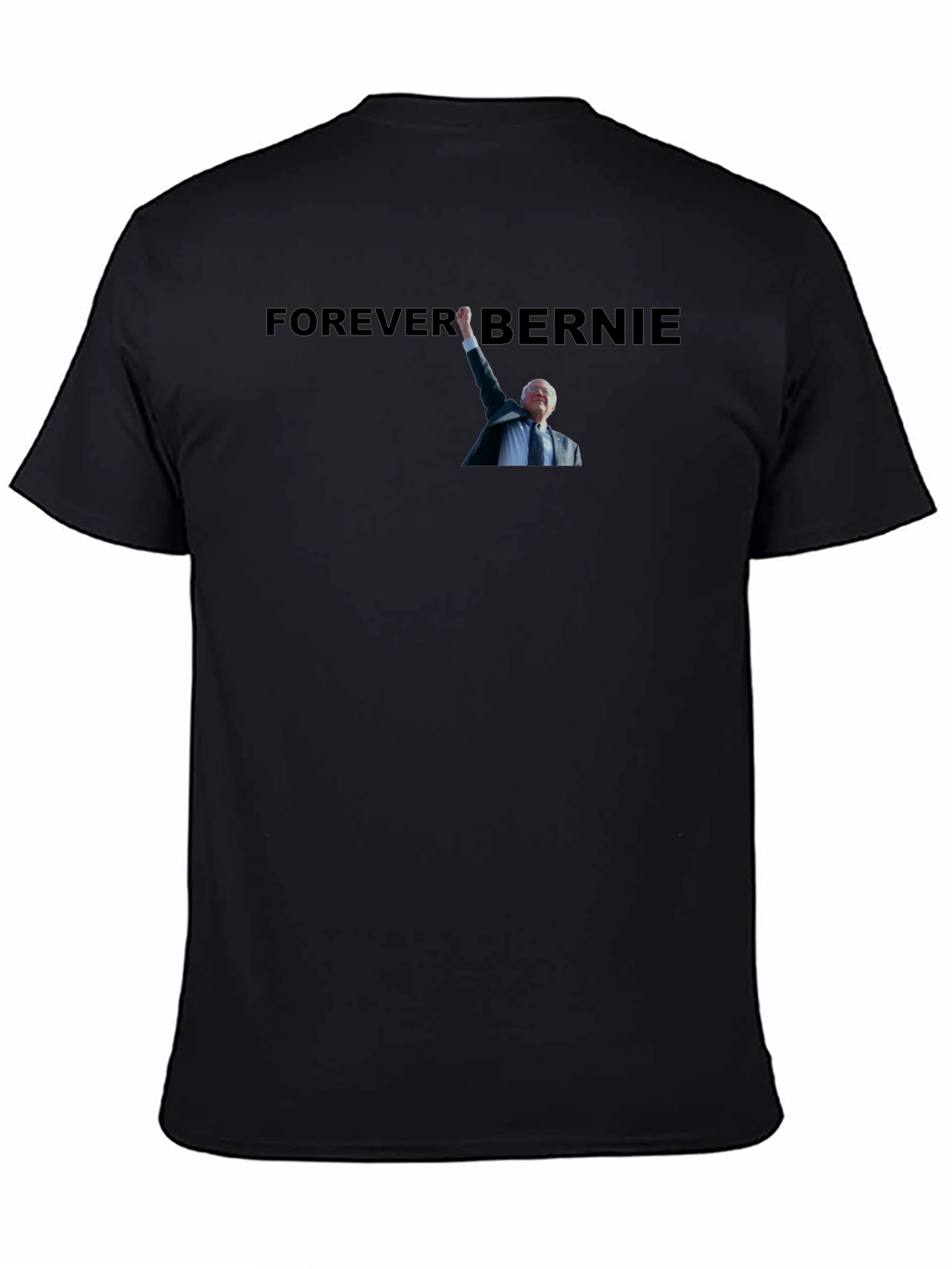 Forever Bernie Graphic T-Shirt Black