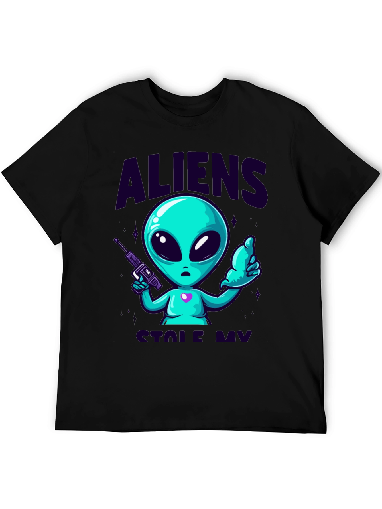 Alien Graphic Tee - Space Invasion Style