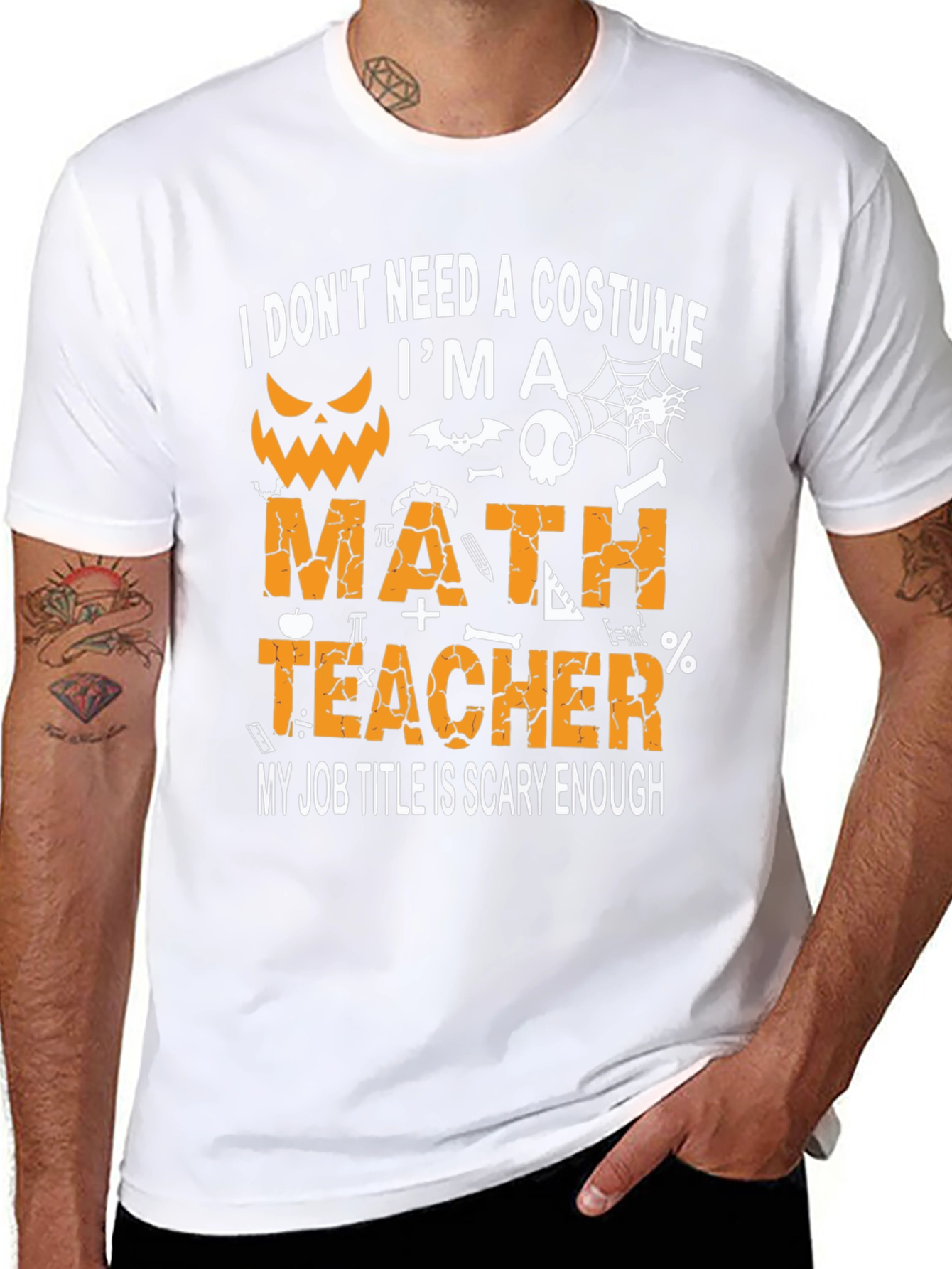 Math Teacher Halloween Costume T-Shirt