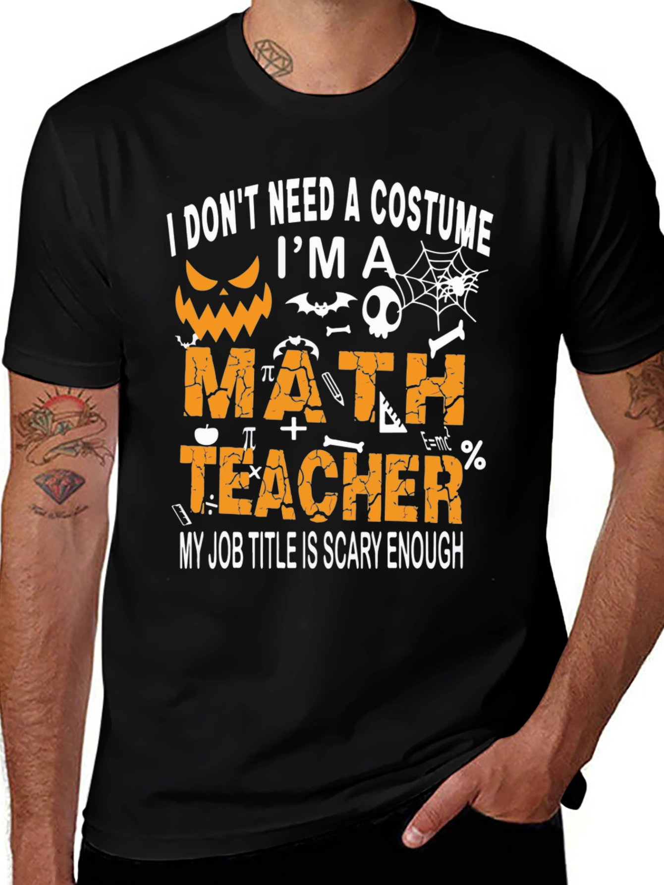 Math Teacher Halloween Costume T-Shirt