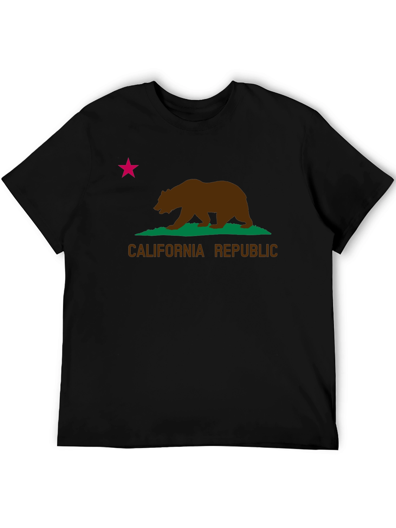 California Republic Graphic Tee - Mens Black T-Shirt