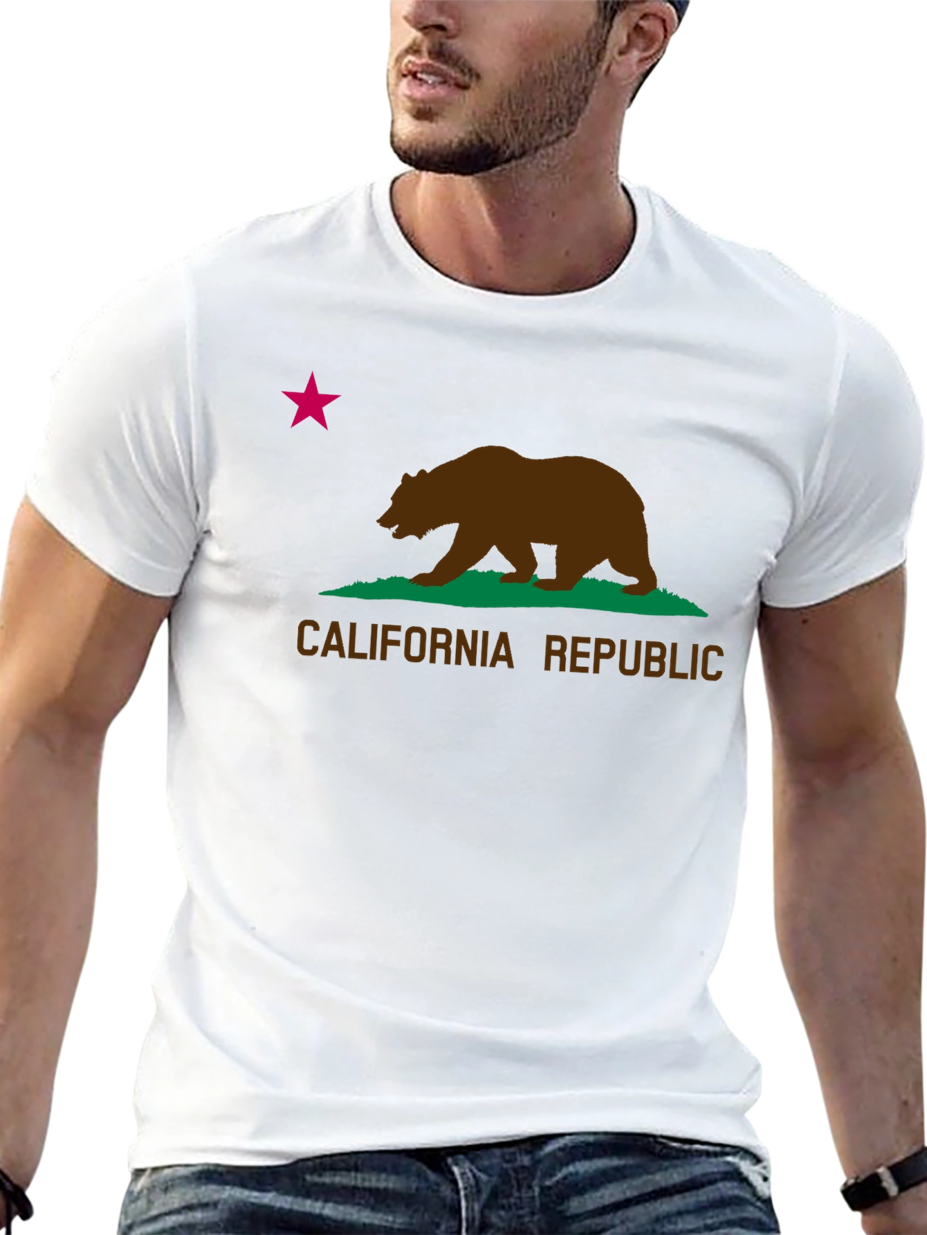 California Republic Graphic Tee - Mens Black T-Shirt