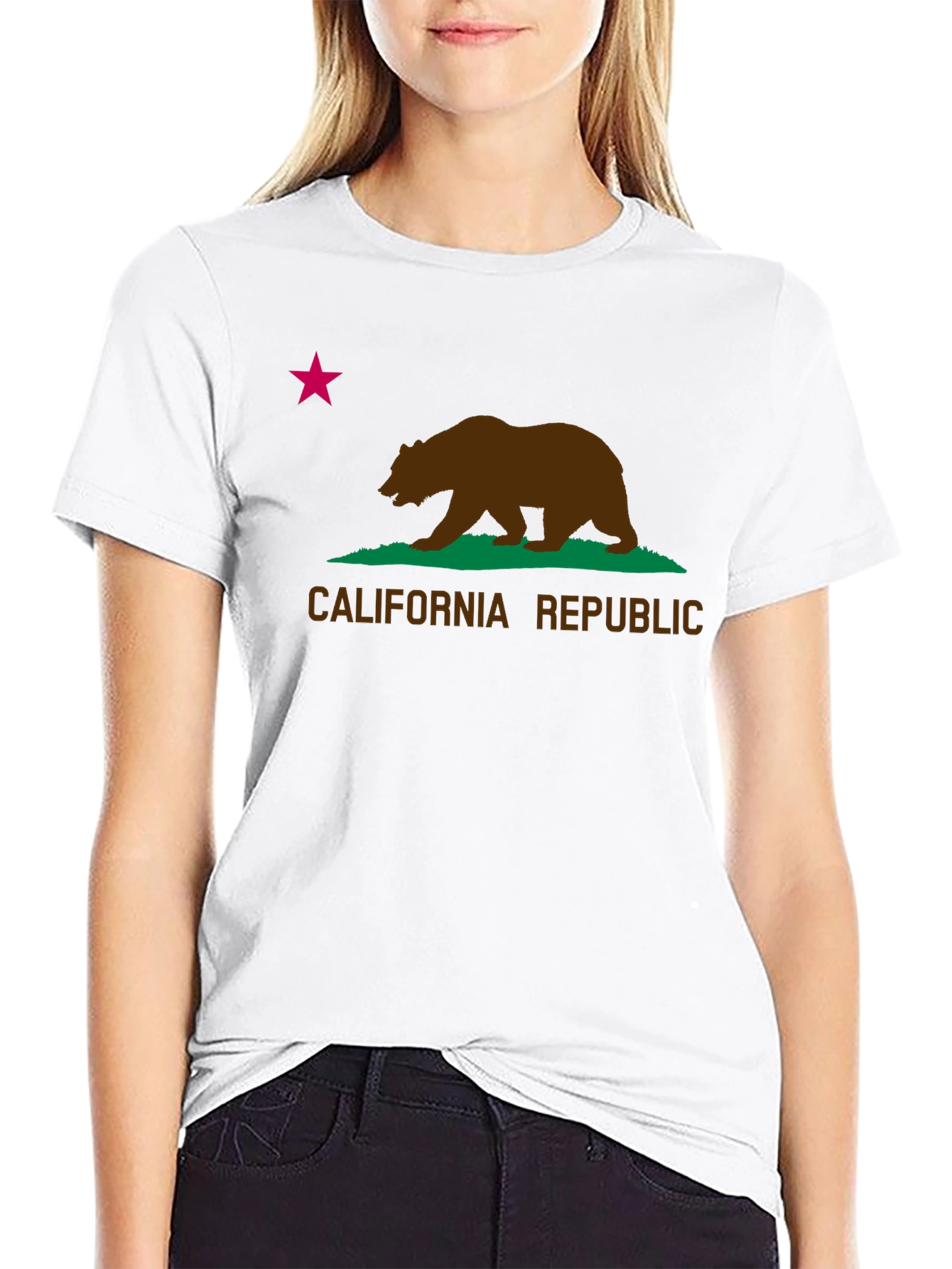 California Republic Graphic Tee - Mens Black T-Shirt