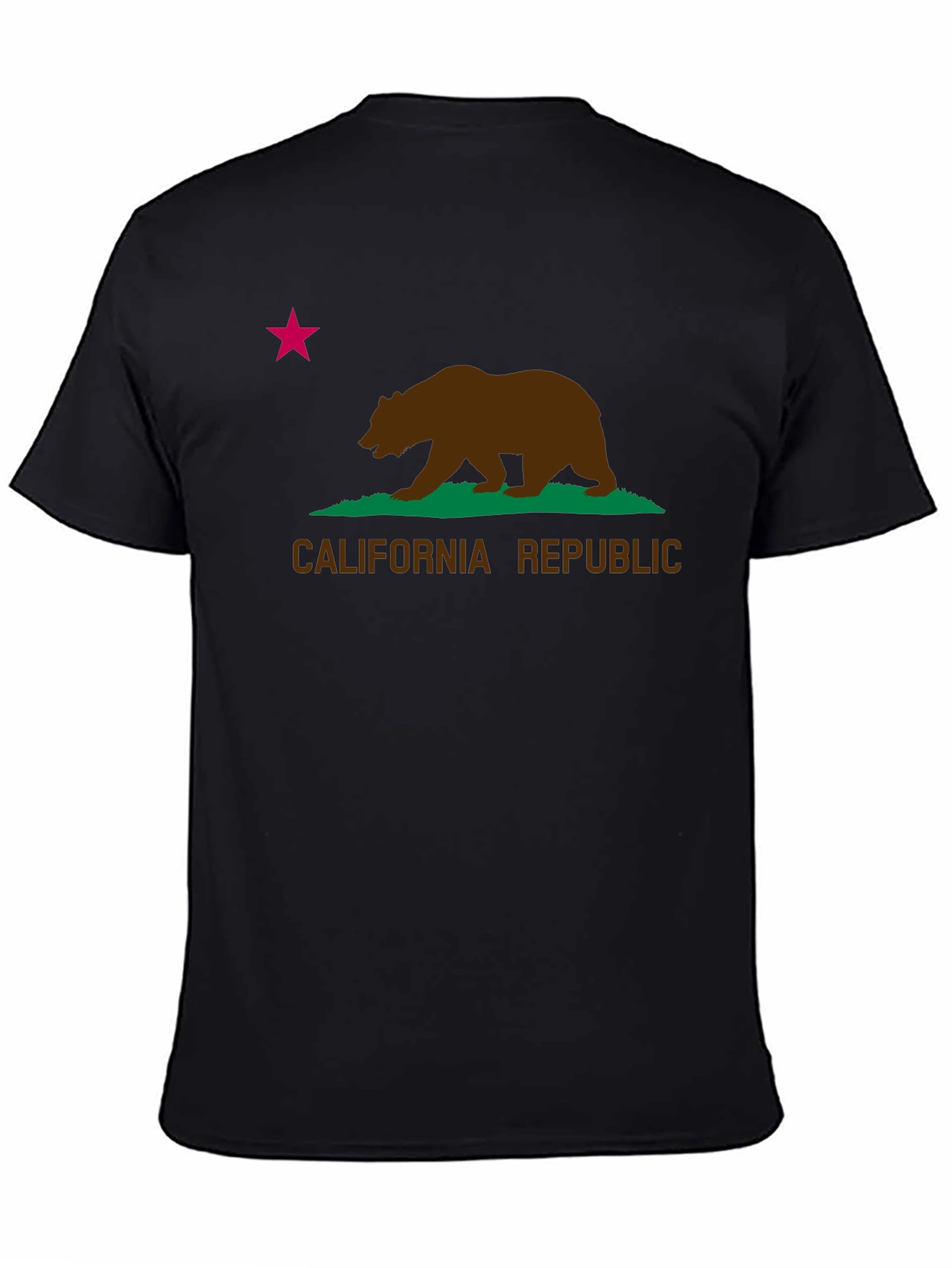 California Republic Graphic Tee - Mens Black T-Shirt