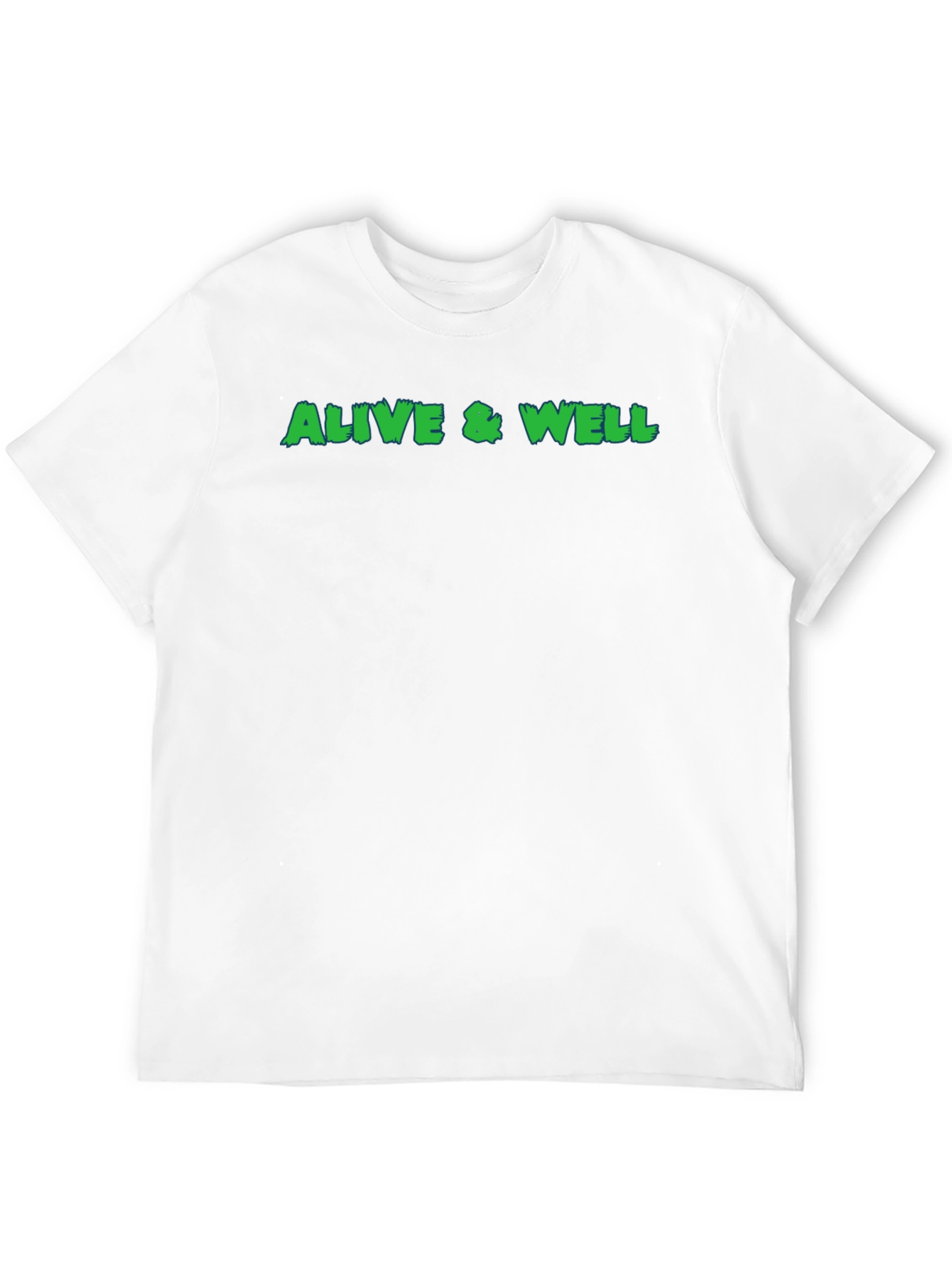 Alive & Well Graphic Tee - Black Cotton T-Shirt