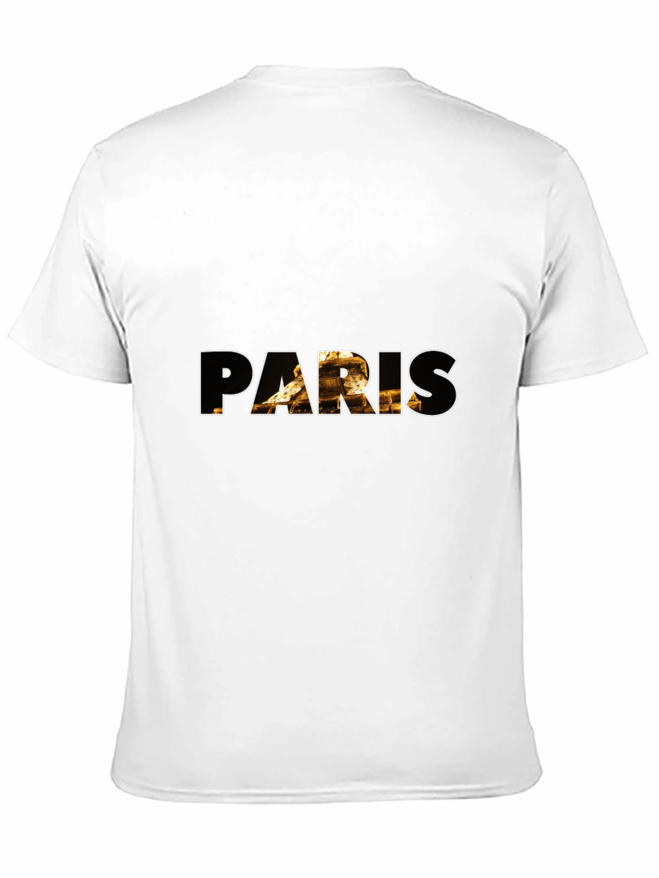Paris Graphic Tee - Black Cotton Blend