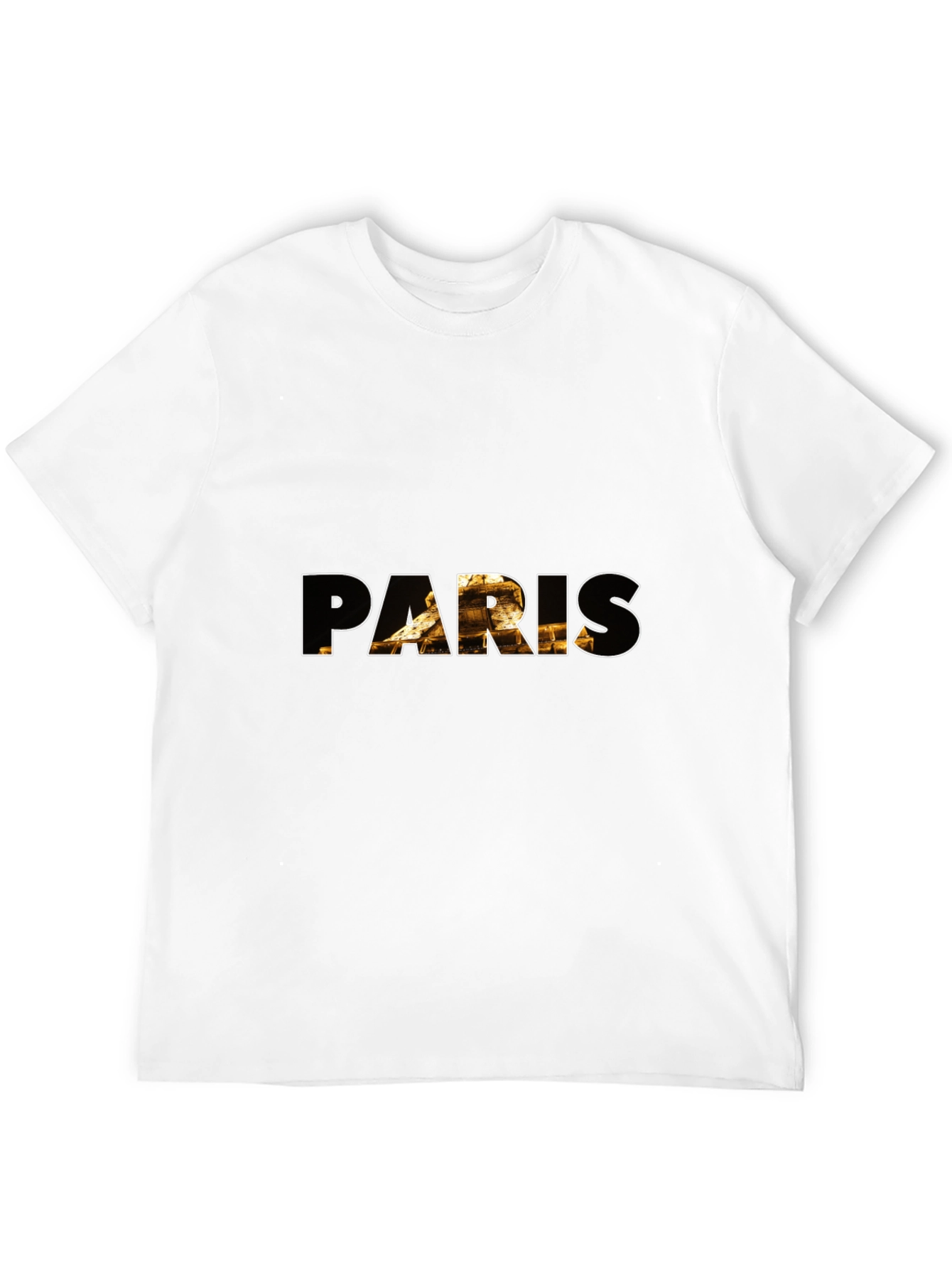 Paris Graphic Tee - Black Cotton Blend