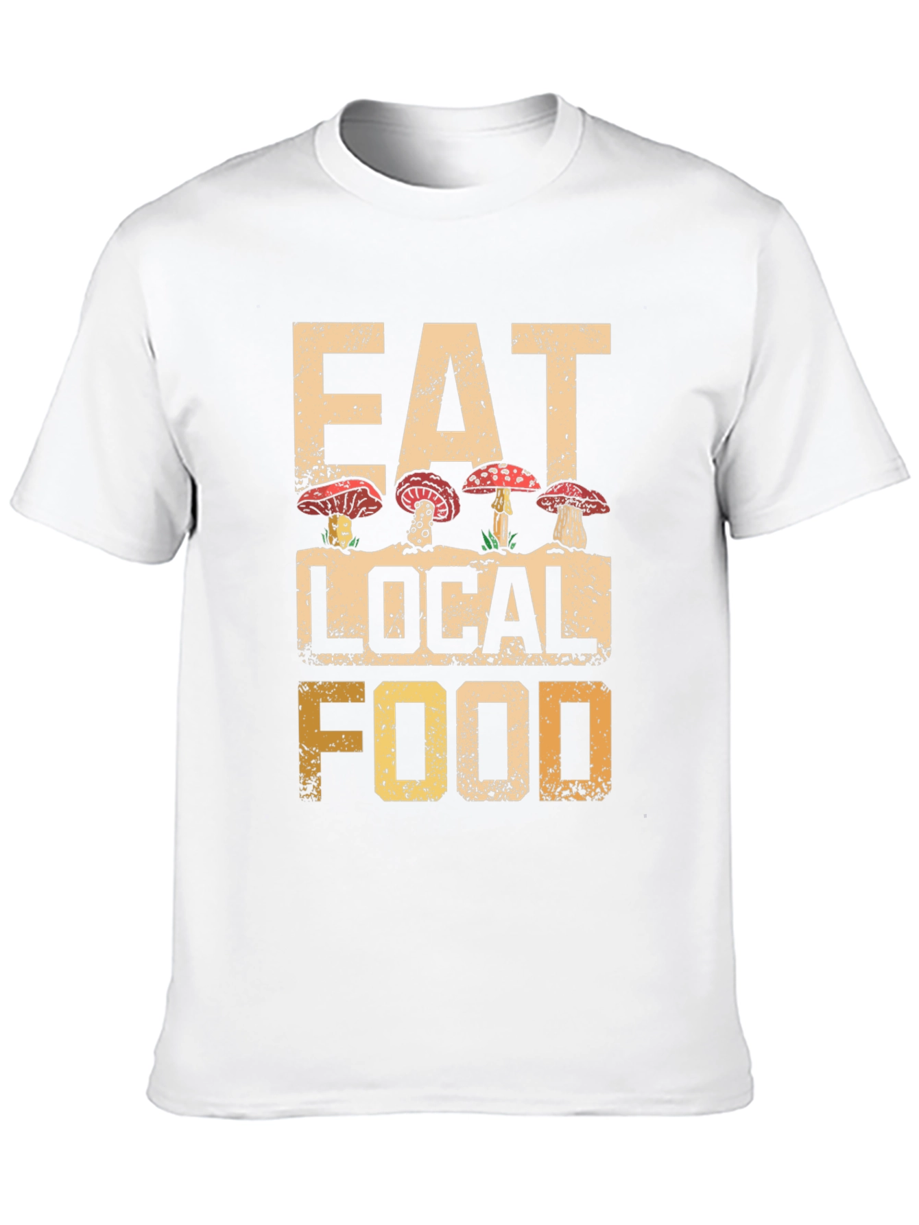 Eat Local Food Mushroom T-Shirt