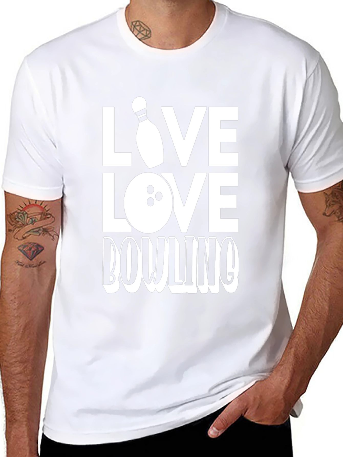 Love Bowling T-Shirt - Bowler Gift