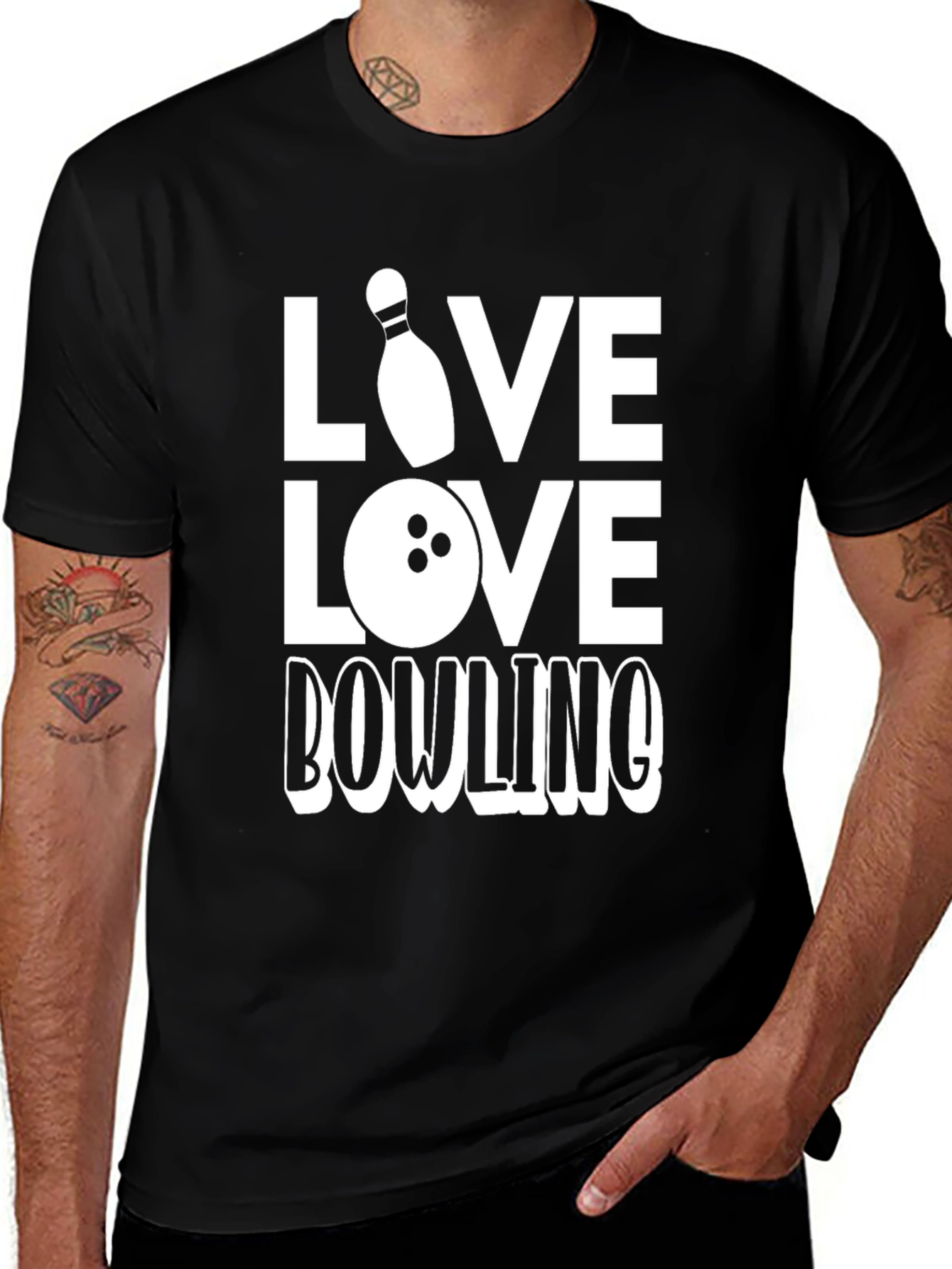 Love Bowling T-Shirt - Bowler Gift