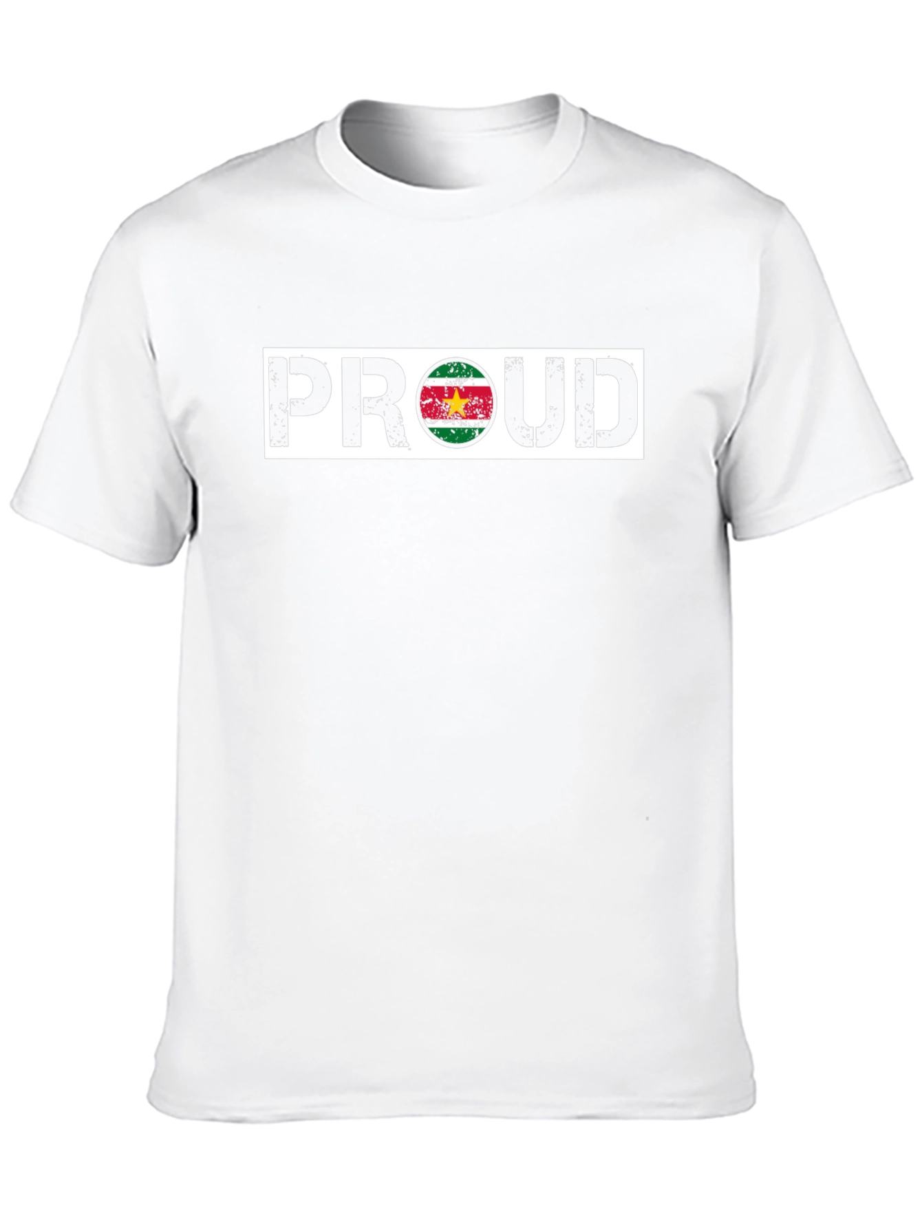 Proud Suriname Flag T-Shirt - Black
