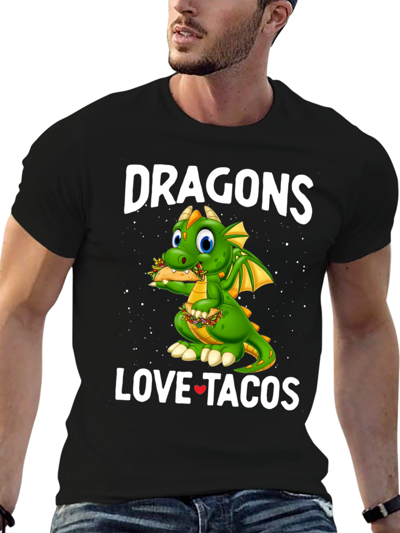 Dragons Love Tacos Graphic Tee