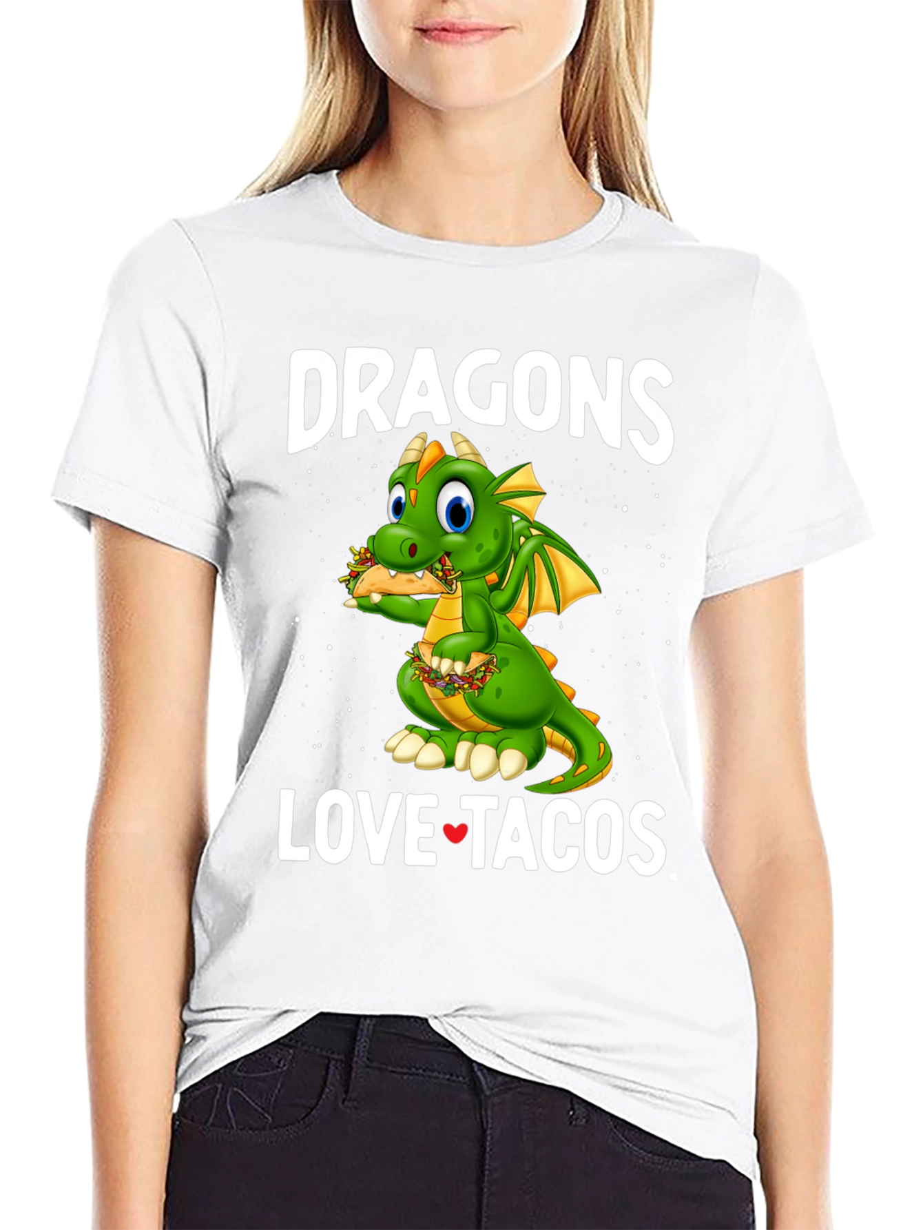 Dragons Love Tacos Graphic Tee