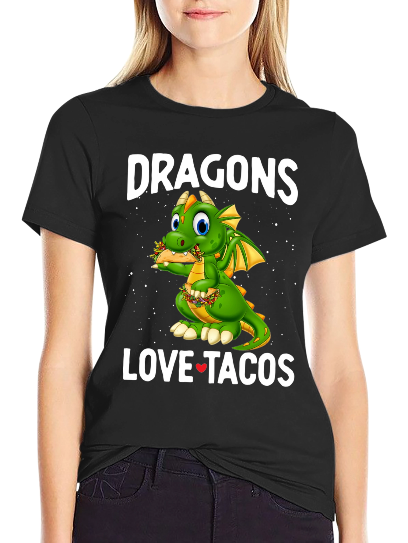Dragons Love Tacos Graphic Tee
