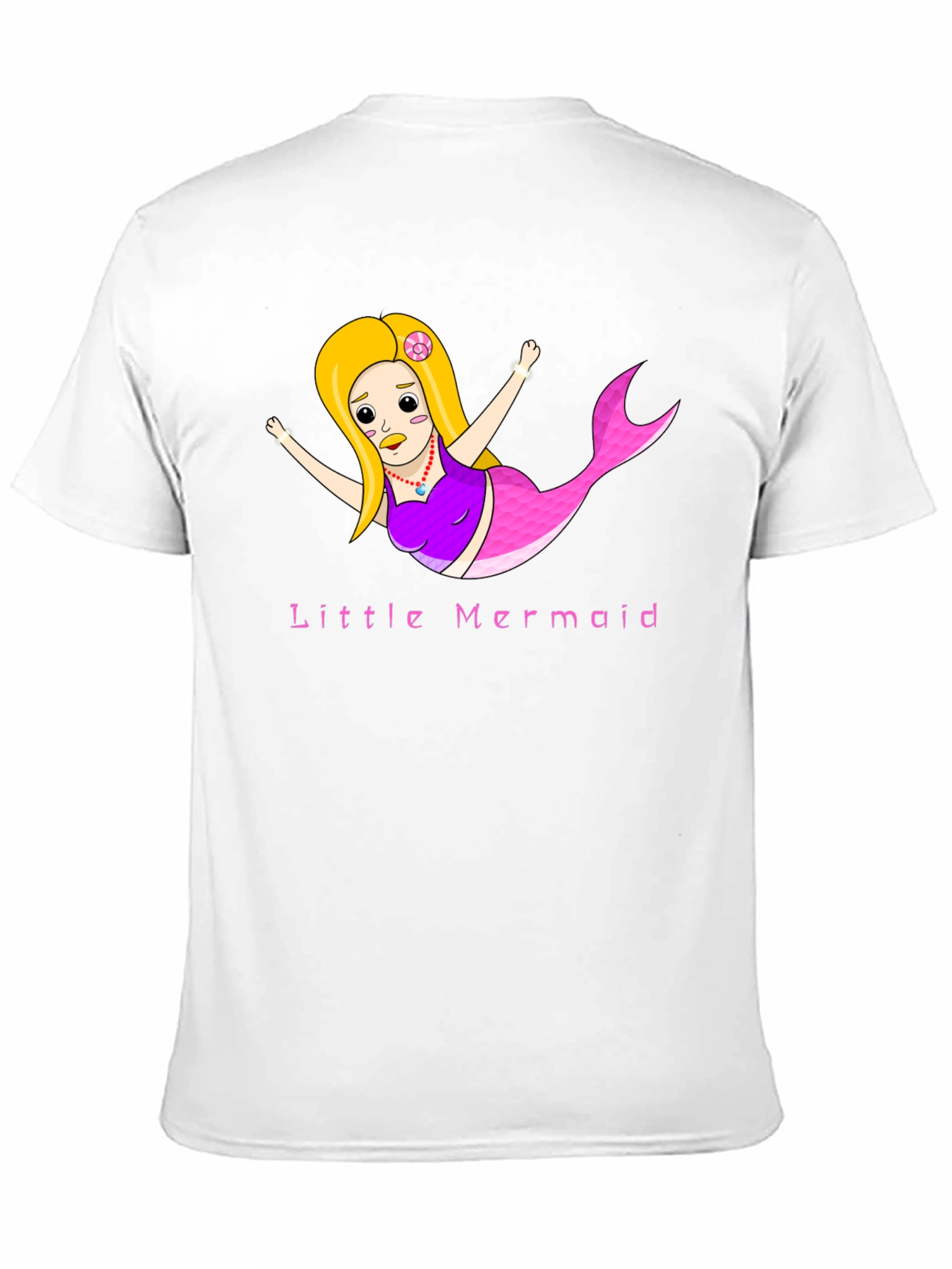 Little Mermaid Graphic Tee - Black