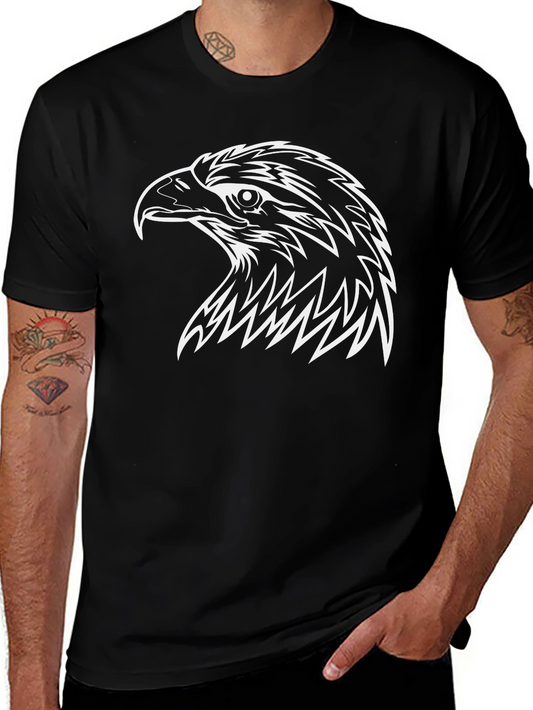 Eagle Graphic Black T-Shirt - Mens Stylish Casual Tee