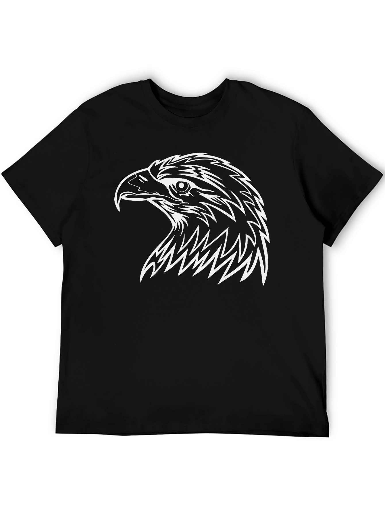 Eagle Graphic Black T-Shirt - Mens Stylish Casual Tee
