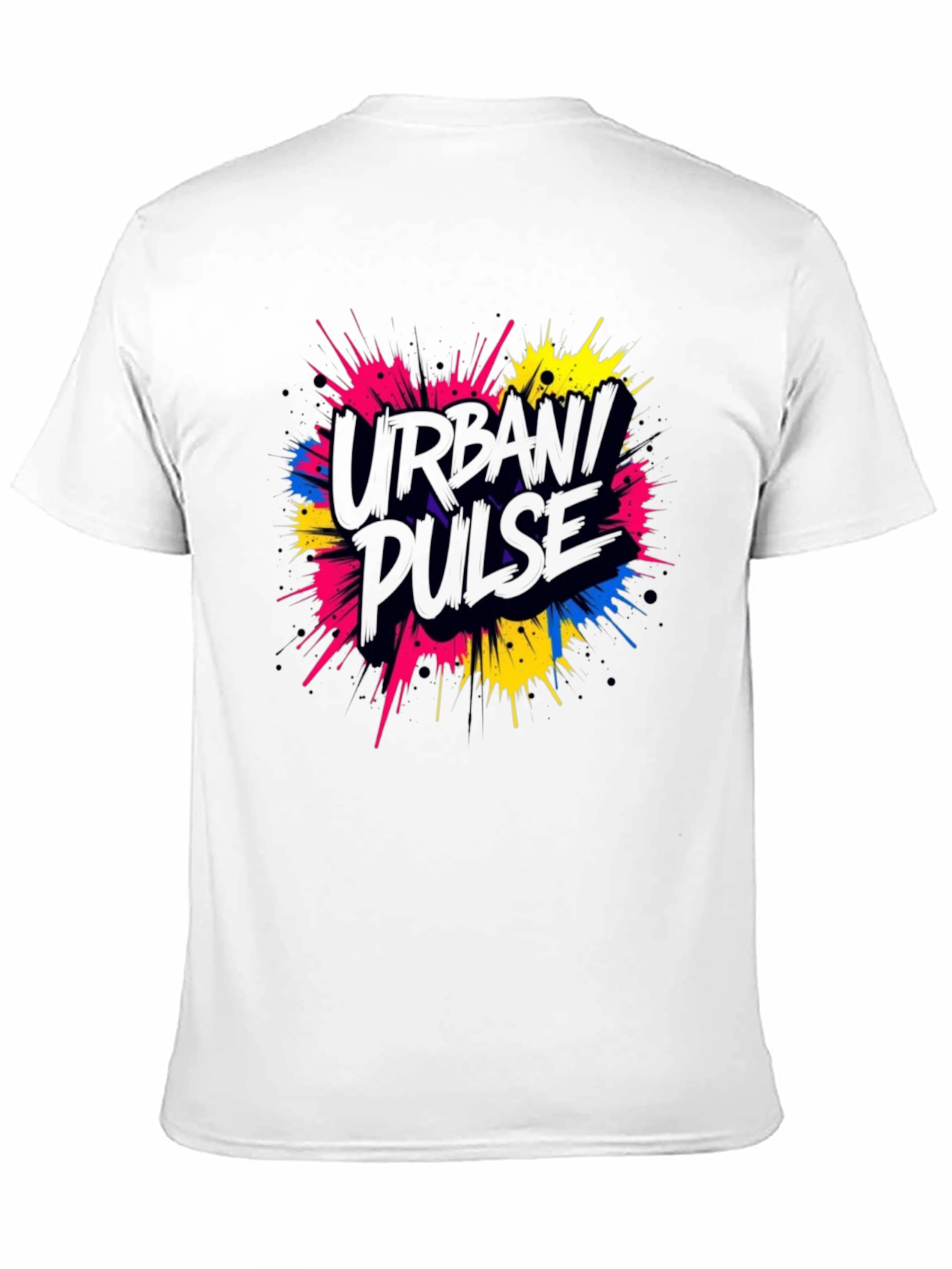 Urban Pulse Graphic Tee - Trendy Black T-Shirt