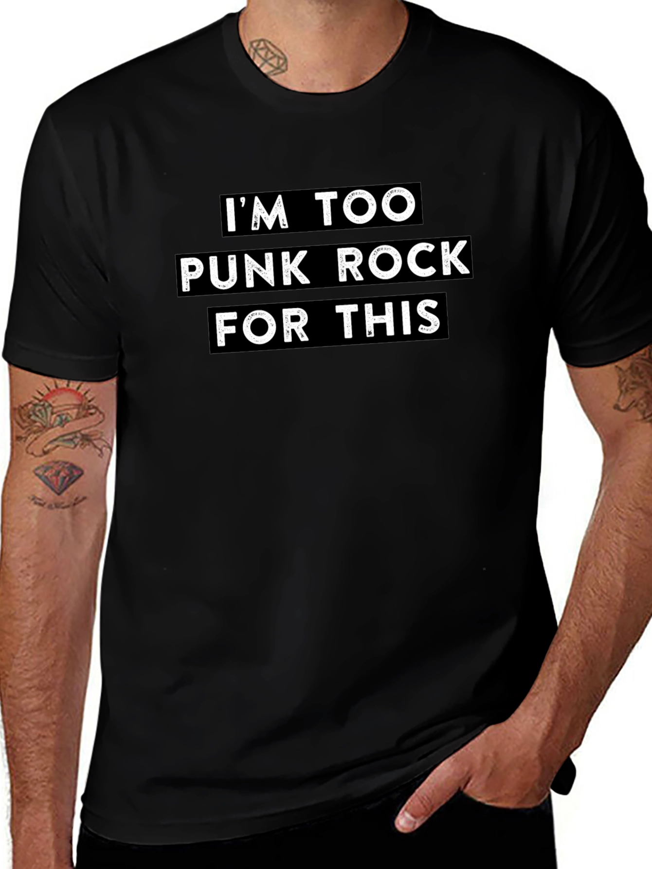 Im Too Punk Rock For This Graphic Tee