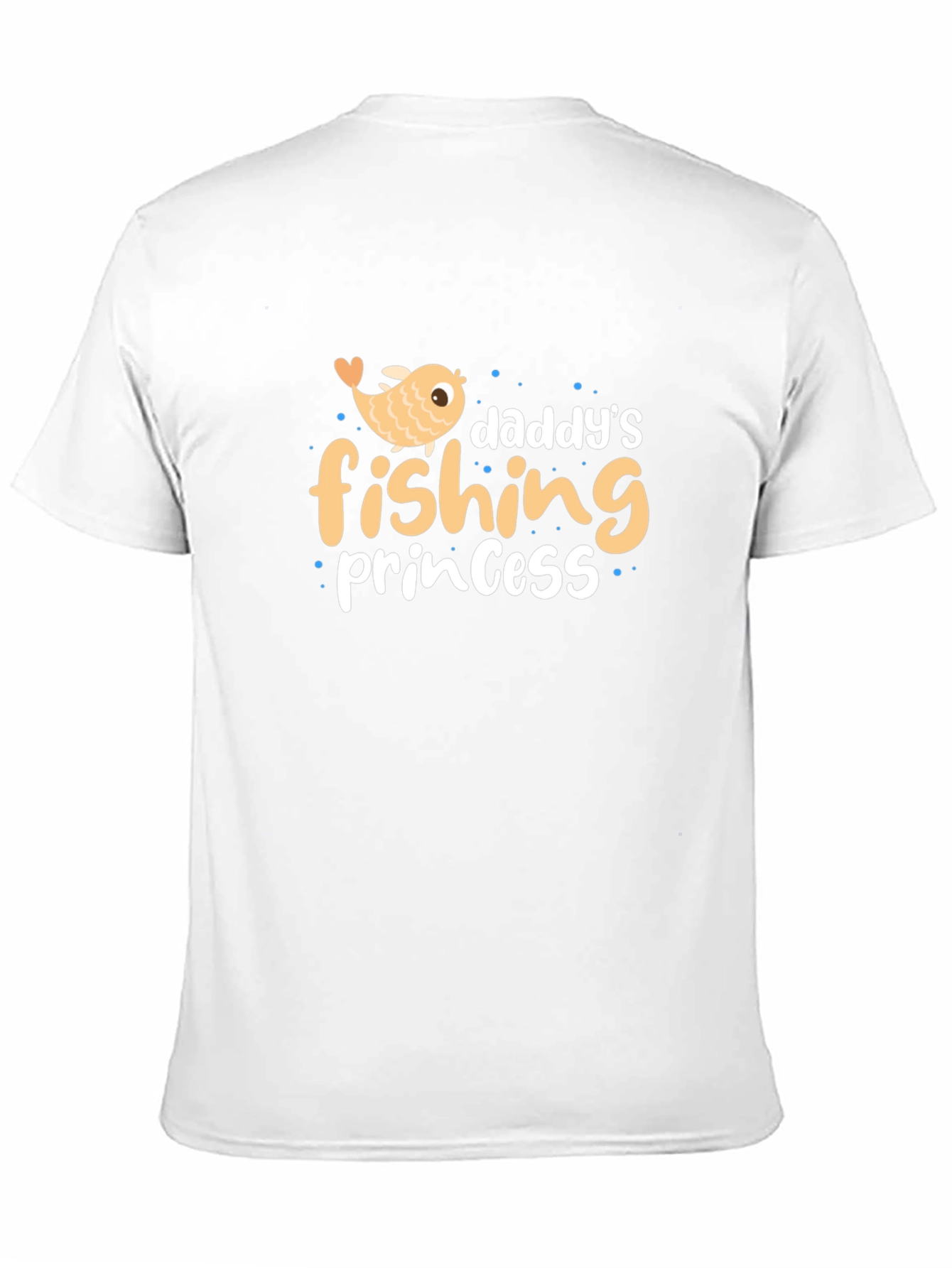 Daddys Fishing Princess Black T-Shirt