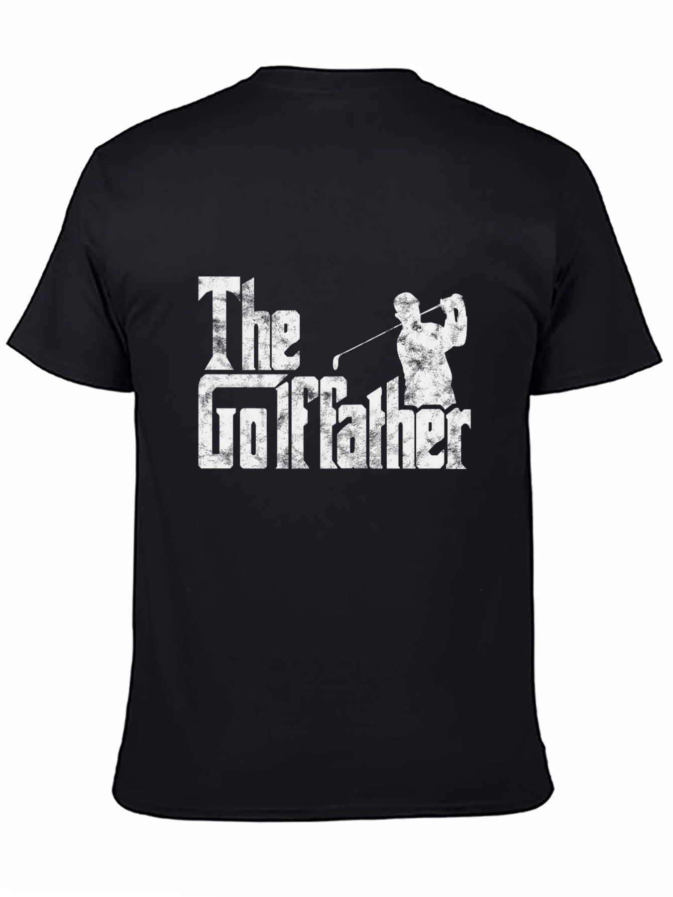 The Golfather Funny Golf Lover Black T-Shirt