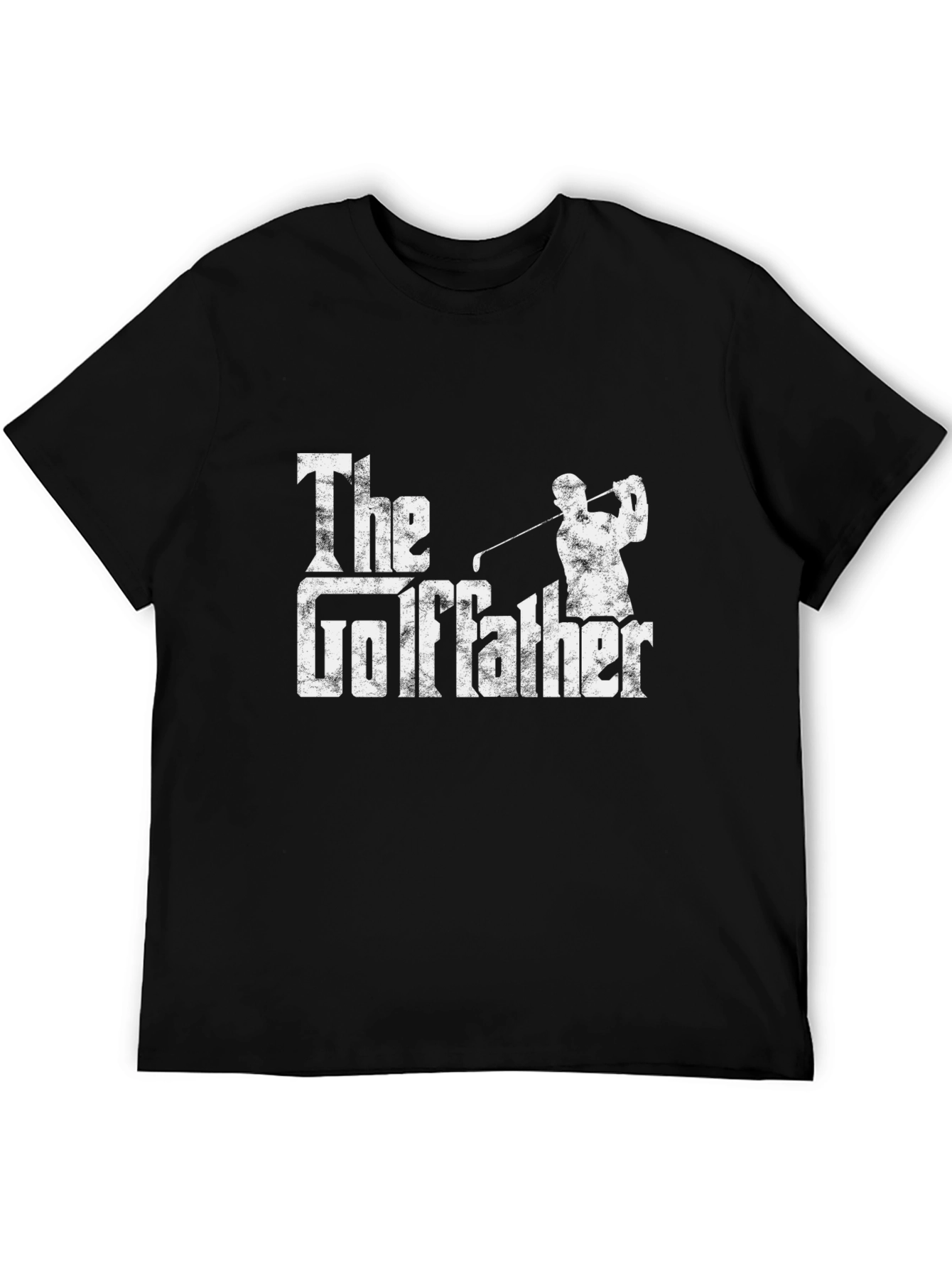 The Golfather Funny Golf Lover Black T-Shirt
