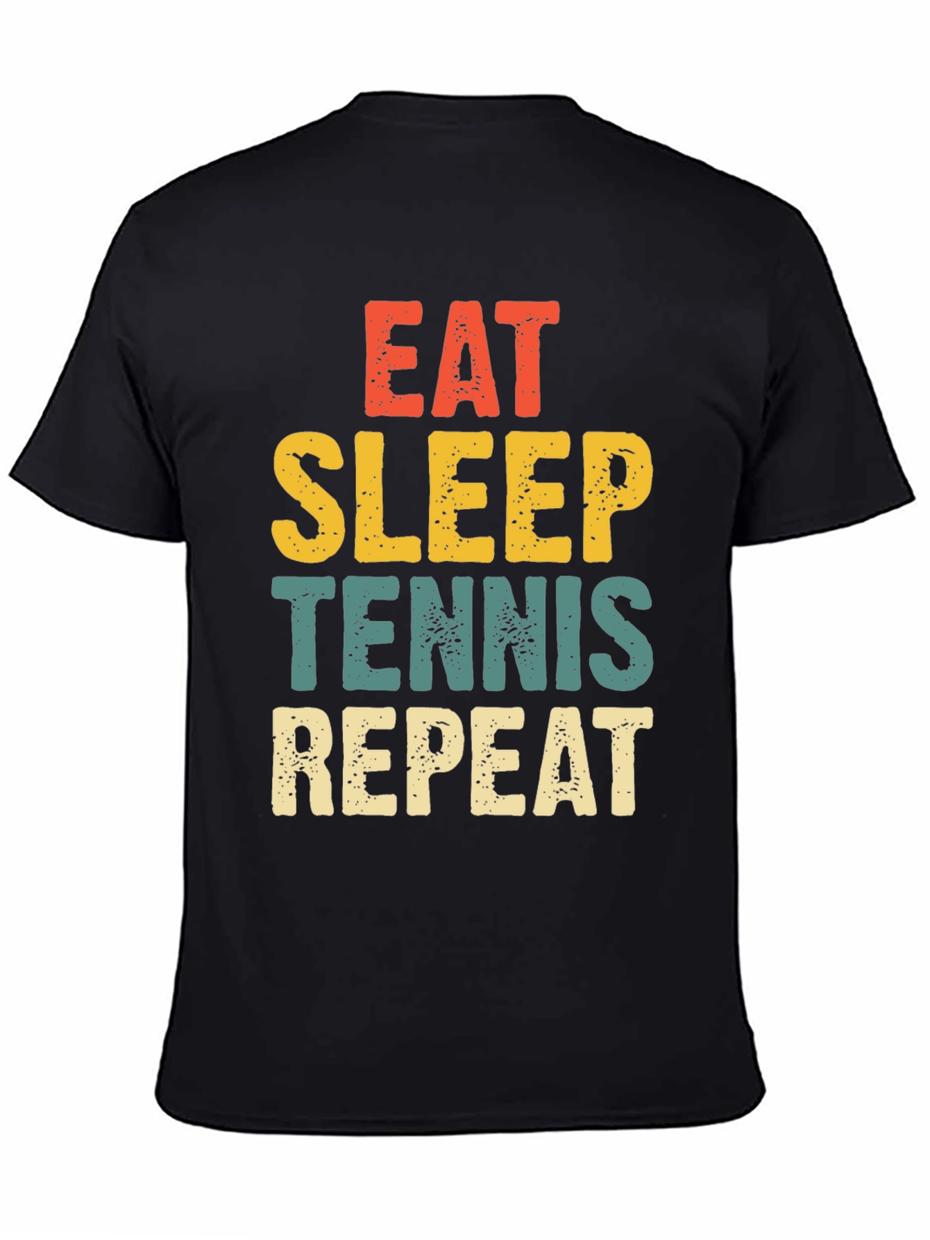 Eat Sleep Tennis Repeat Graphic T-Shirt