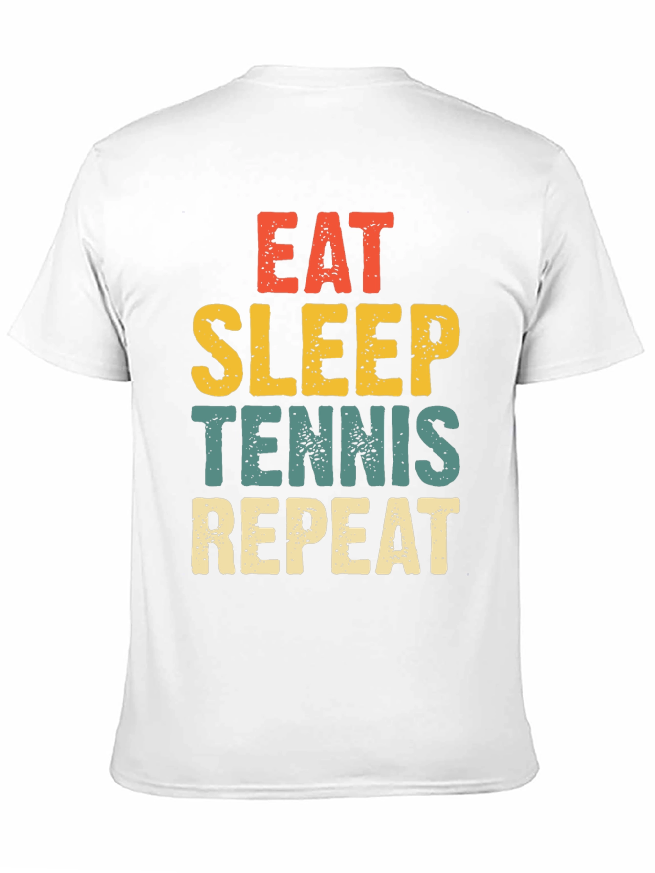 Eat Sleep Tennis Repeat Graphic T-Shirt