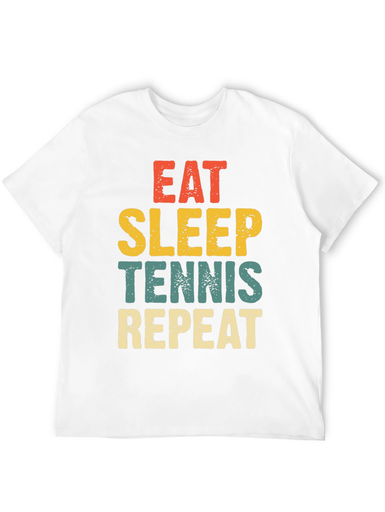 Eat Sleep Tennis Repeat Graphic T-Shirt